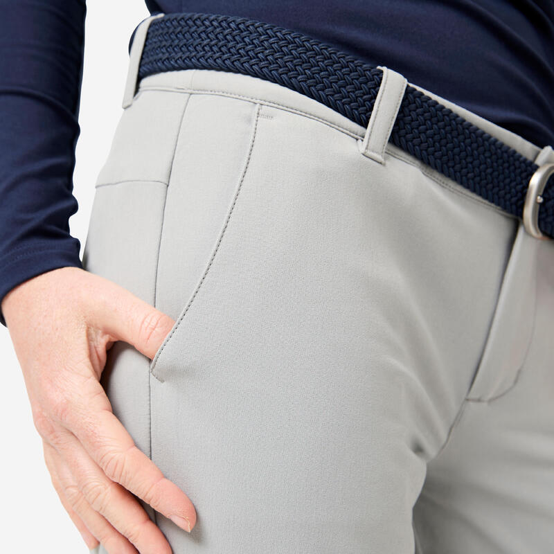 Pantalon golf iarnă CW500 Gri Damă