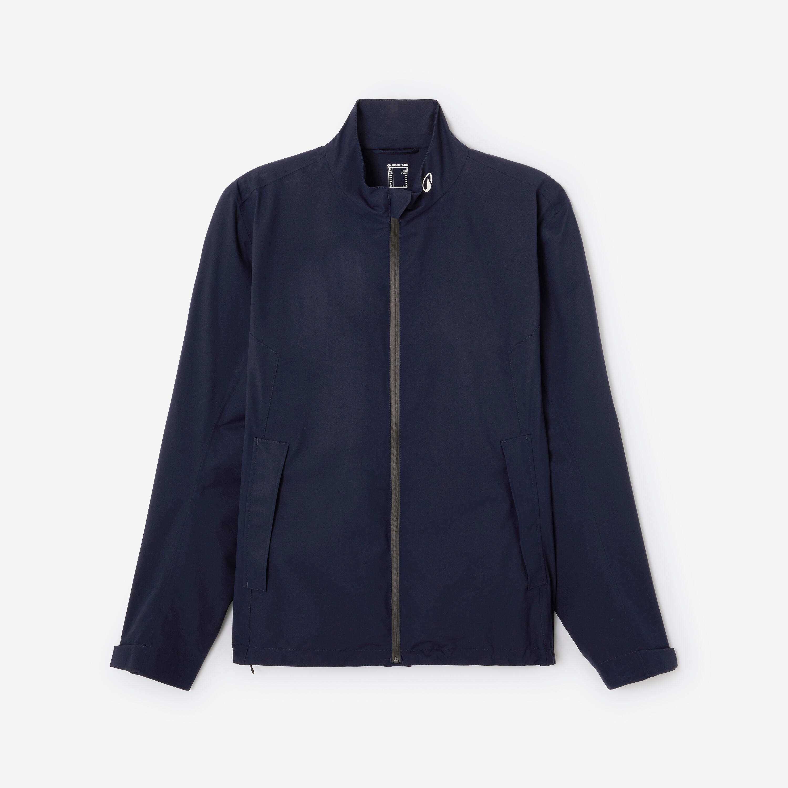 Wasserdichte Golf-Regenjacke Herren, RW500 marineblau 10/14
