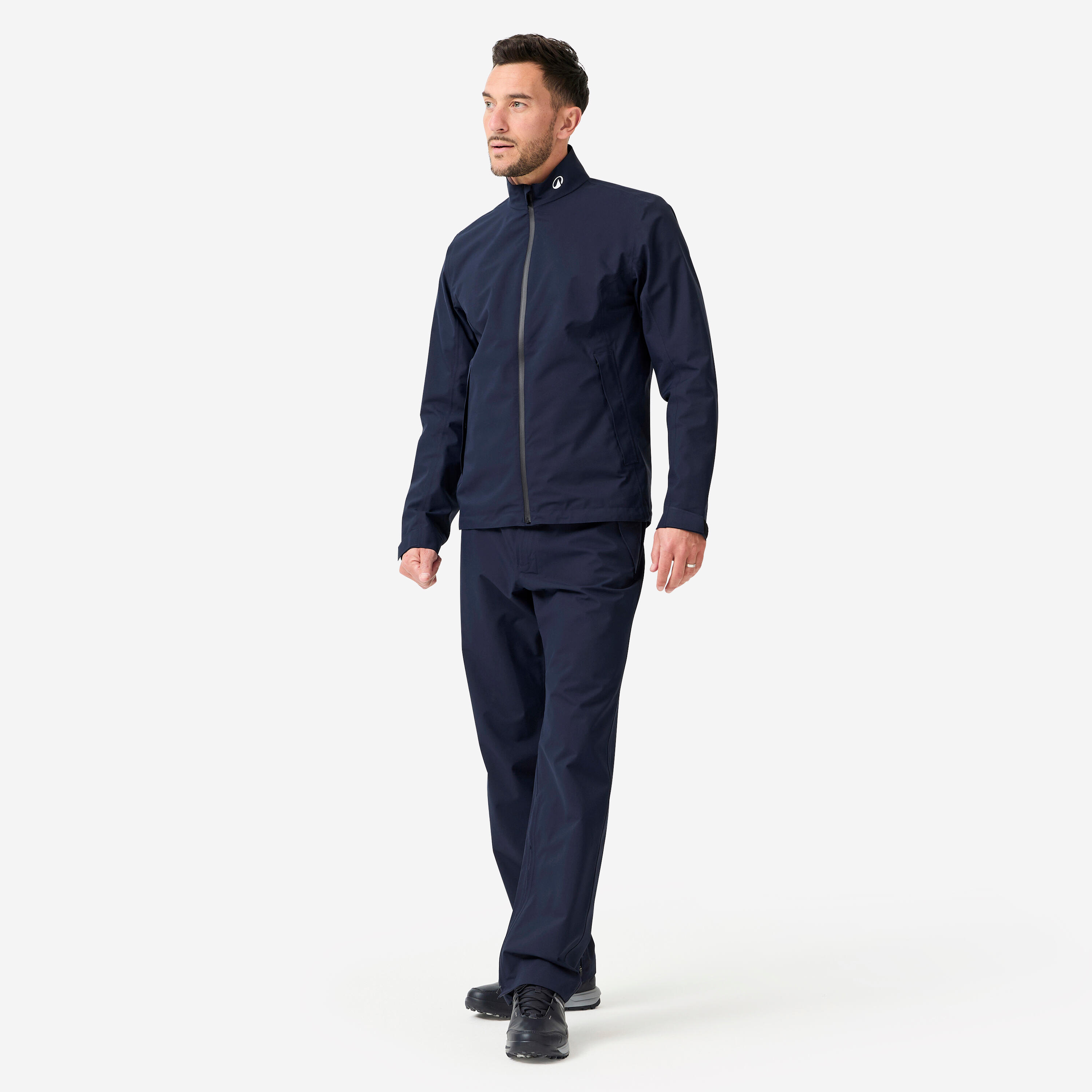 Wasserdichte Golf-Regenjacke Herren, RW500 marineblau 2/14
