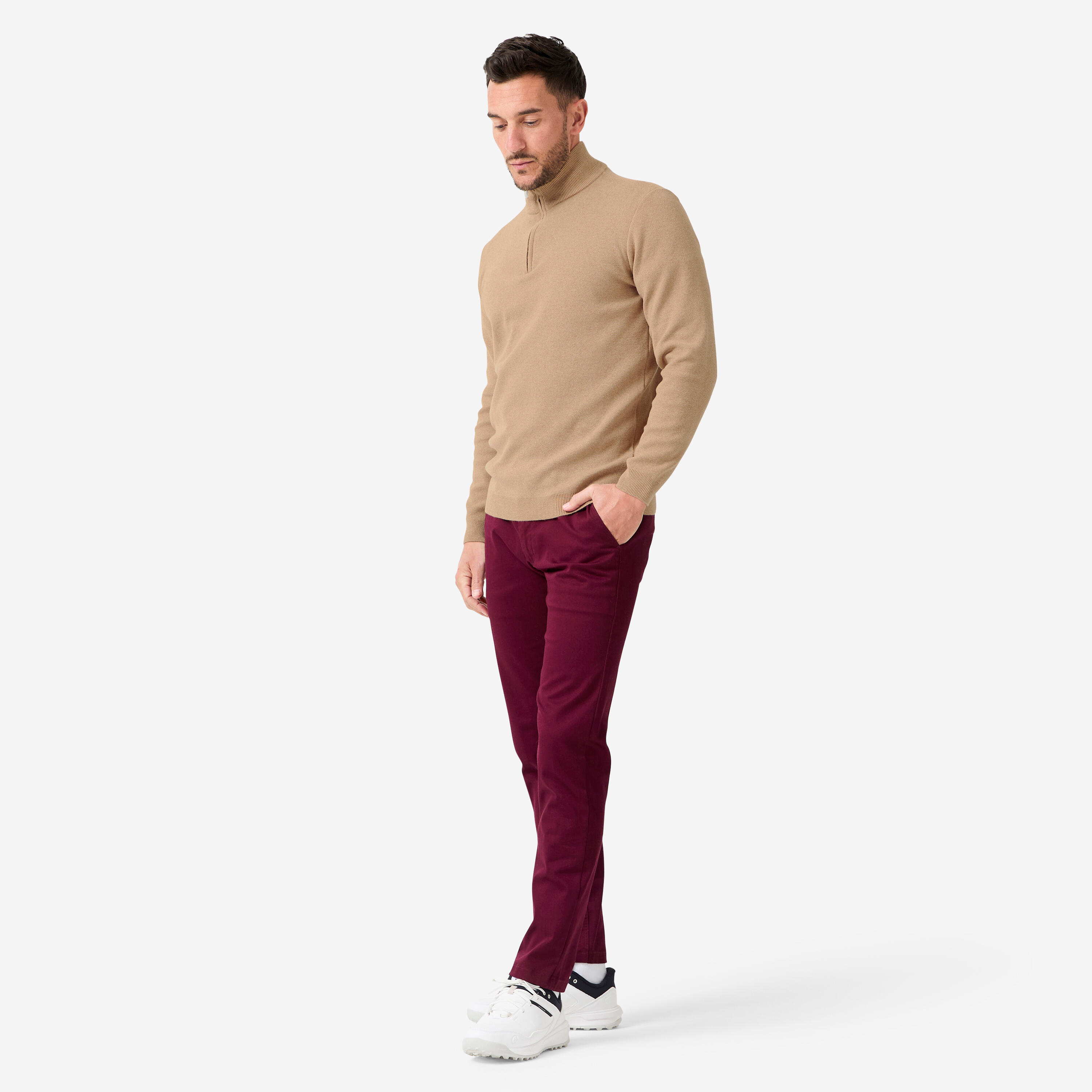 Sweter do golfa damski MW500  2/11