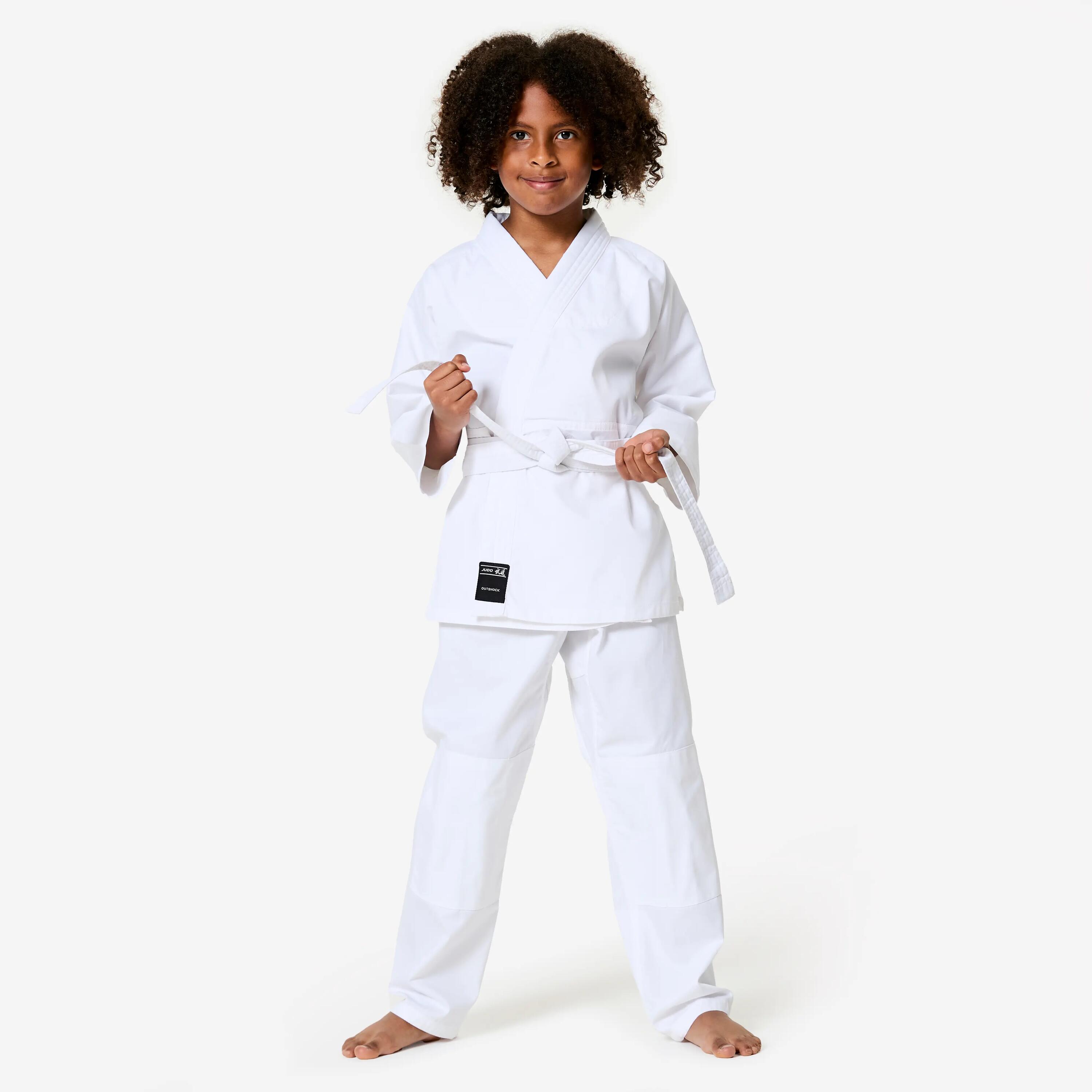 Kimono de judo nivel începător Alb Copii 11/43