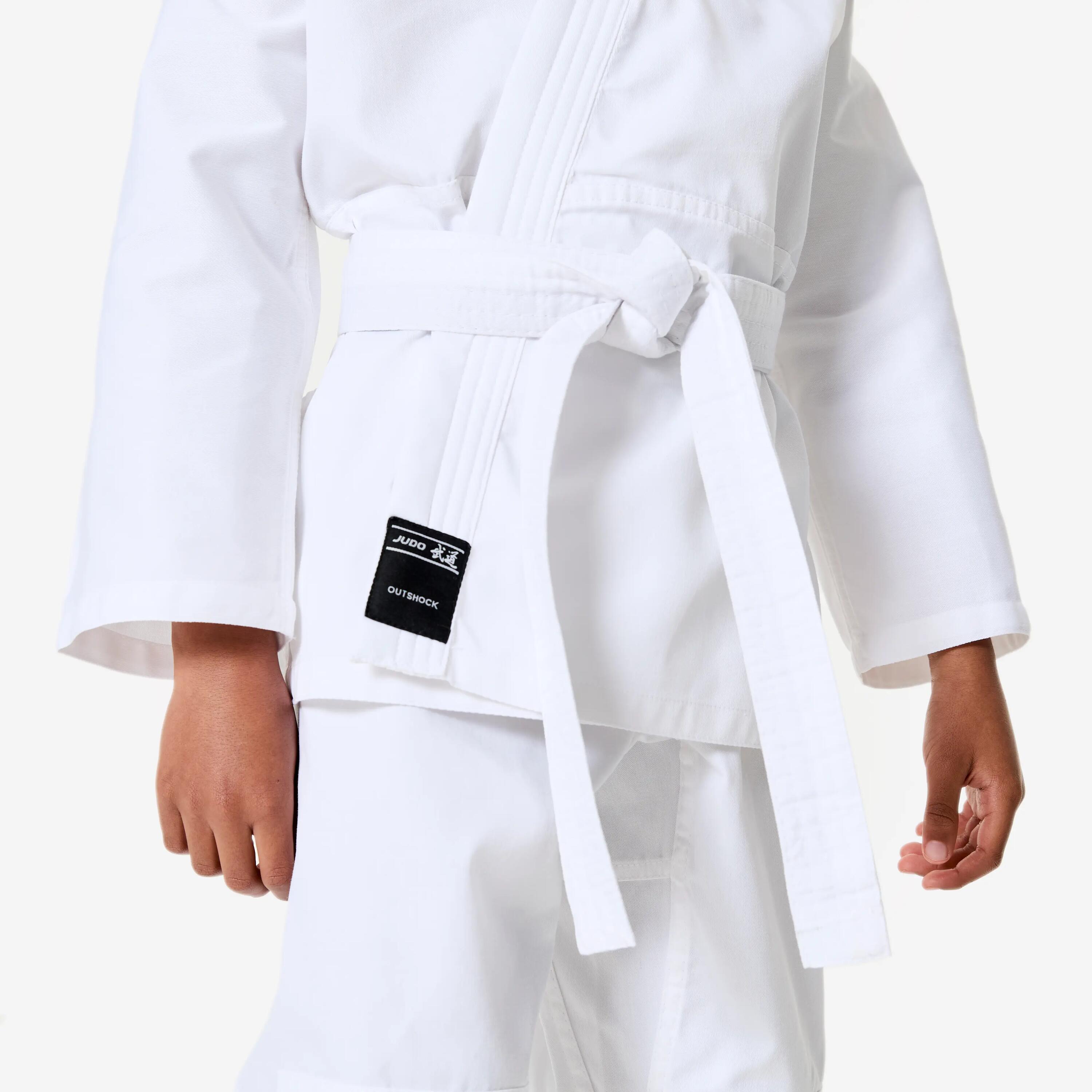 Kimono de judo nivel începător Alb Copii 10/43