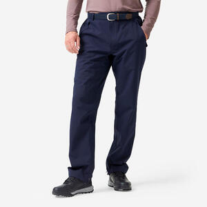 Pantalón de lluvia de golf impermeable Hombre, RW500 azul marino