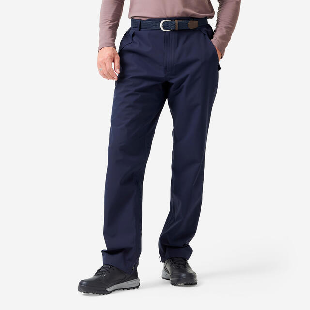 Herren Golf Regenhose wasserdicht - RW500 marineblau