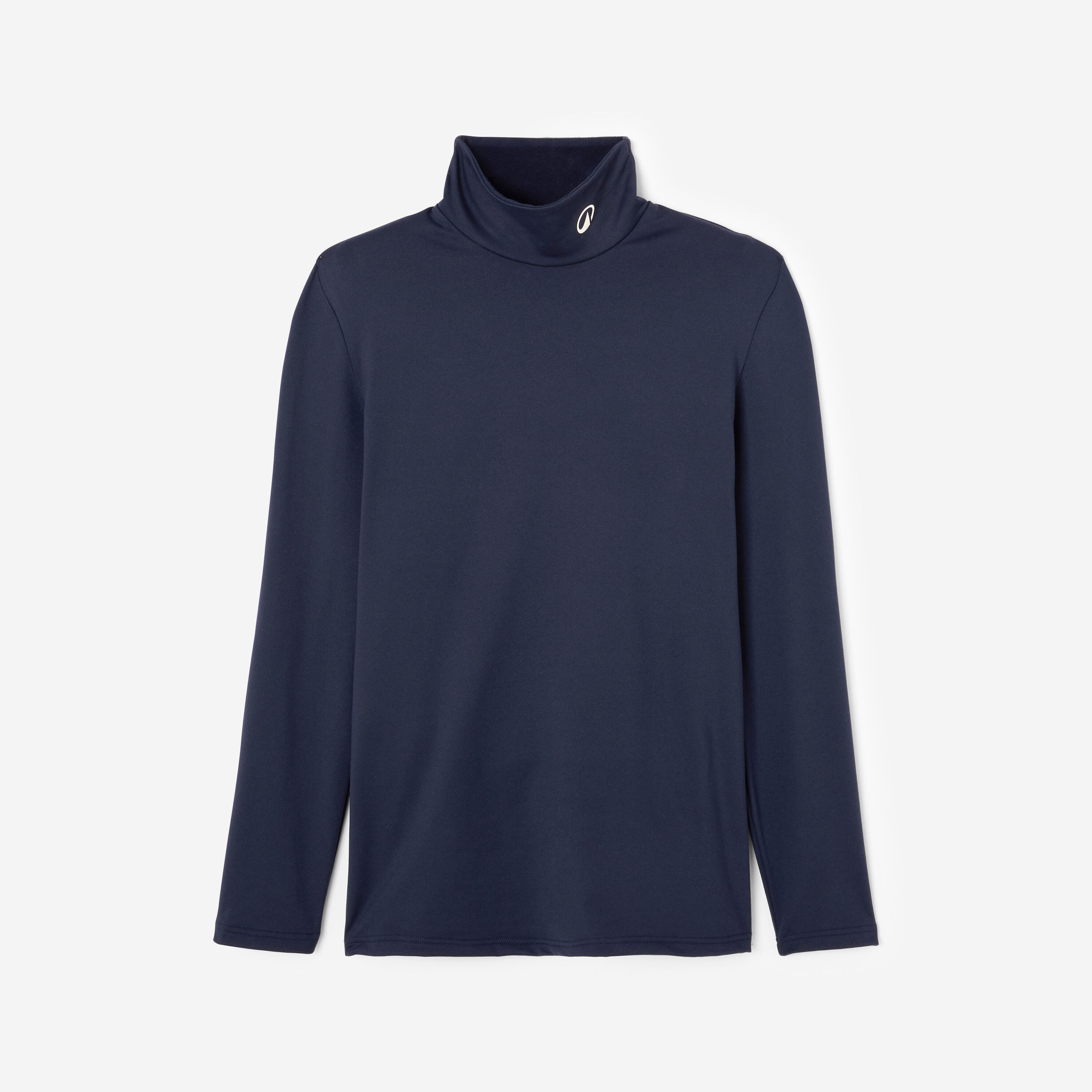 Men's thermal golf turtleneck undershirt CW500 dark blue INESIS