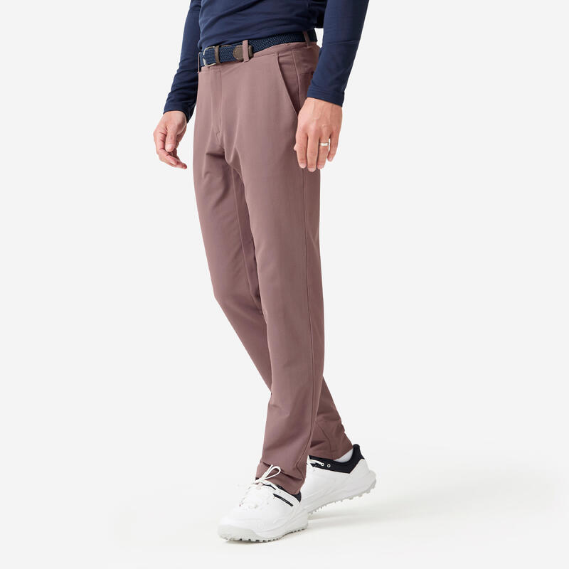 Pantalon de golf pentru iarnă CW500 Maro Bărbați