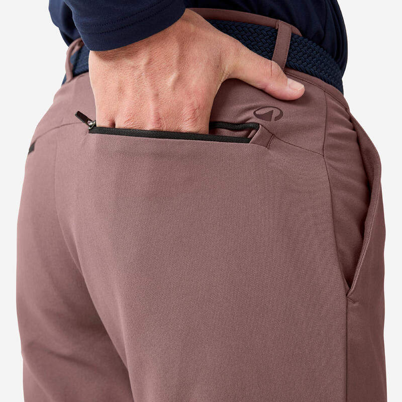 Pantalon de golf pentru iarnă CW500 Maro Bărbați