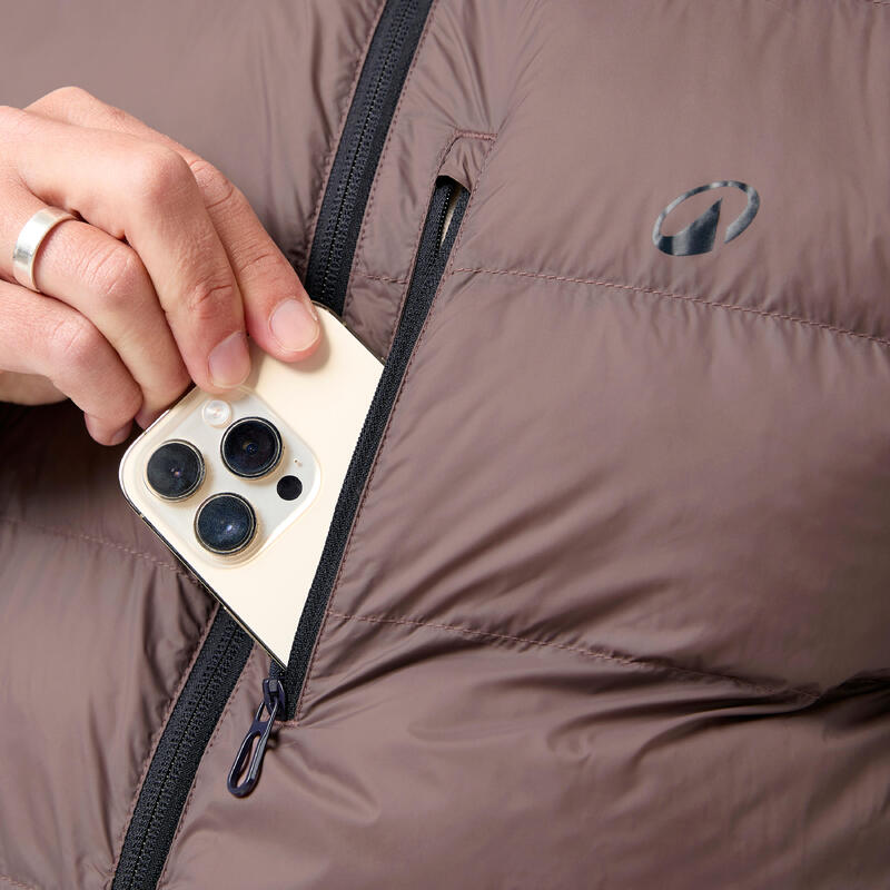 Geacă hibridă de golf CW900 Maro și negru Bărbați