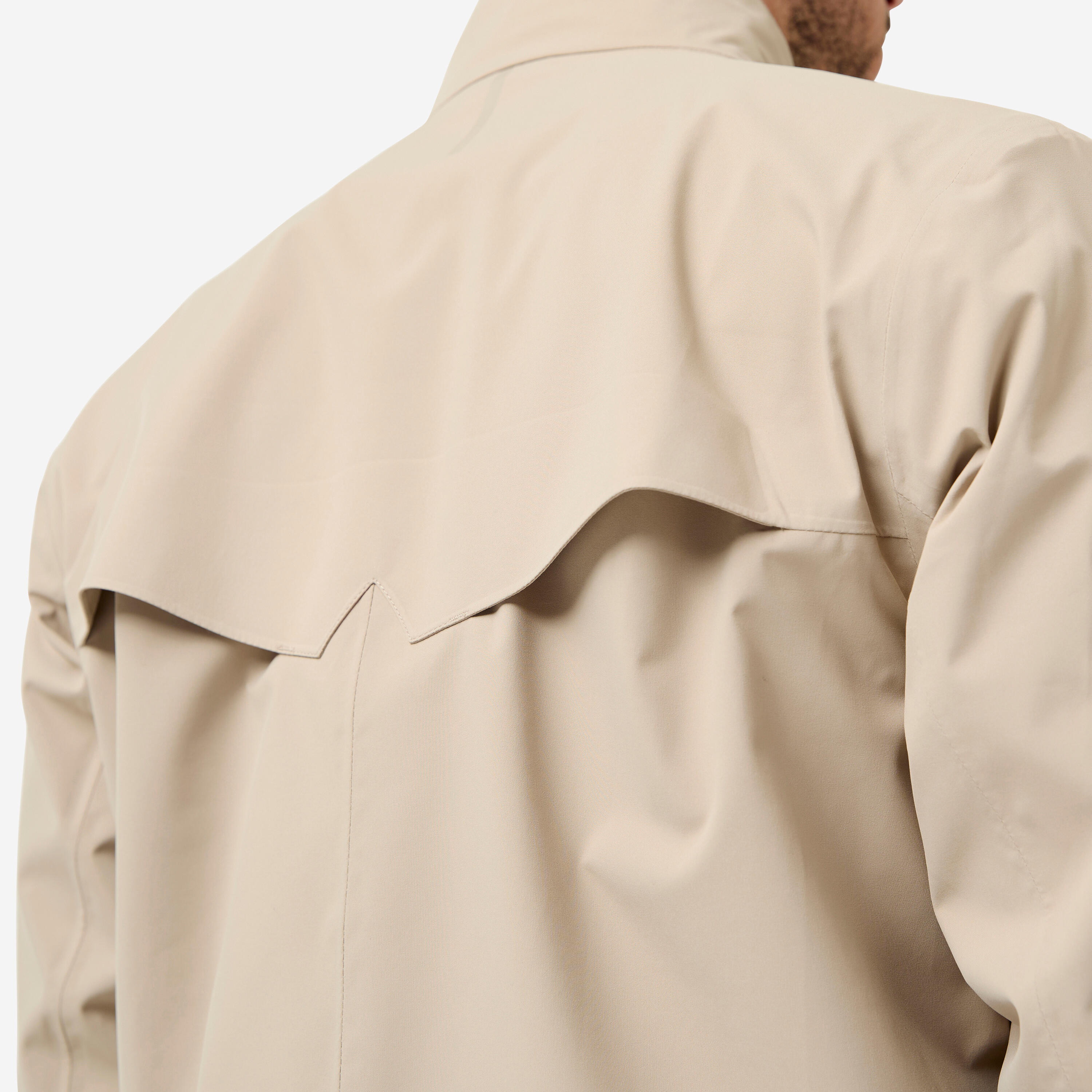 Veste de pluie de golf imperméable Homme, RW500 beige 6/14
