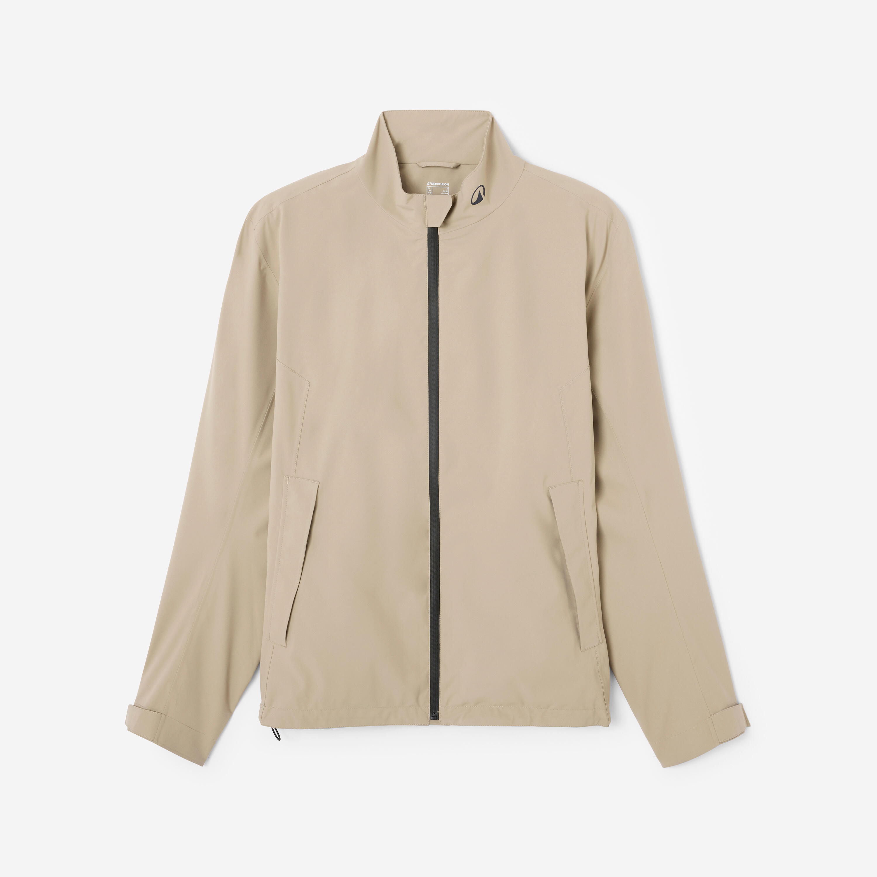 Veste de pluie de golf imperméable Homme, RW500 beige 10/14