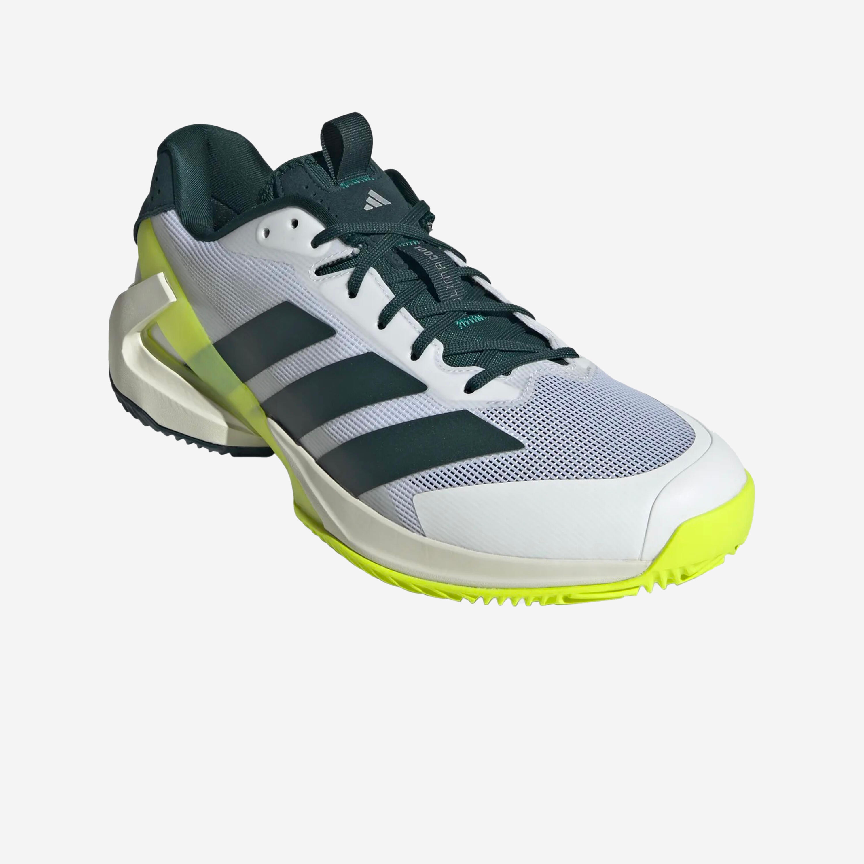 Chaussures de tennis homme Terre Battue - adidas Adizero Ubersonic 5 Blanc vert 2/7