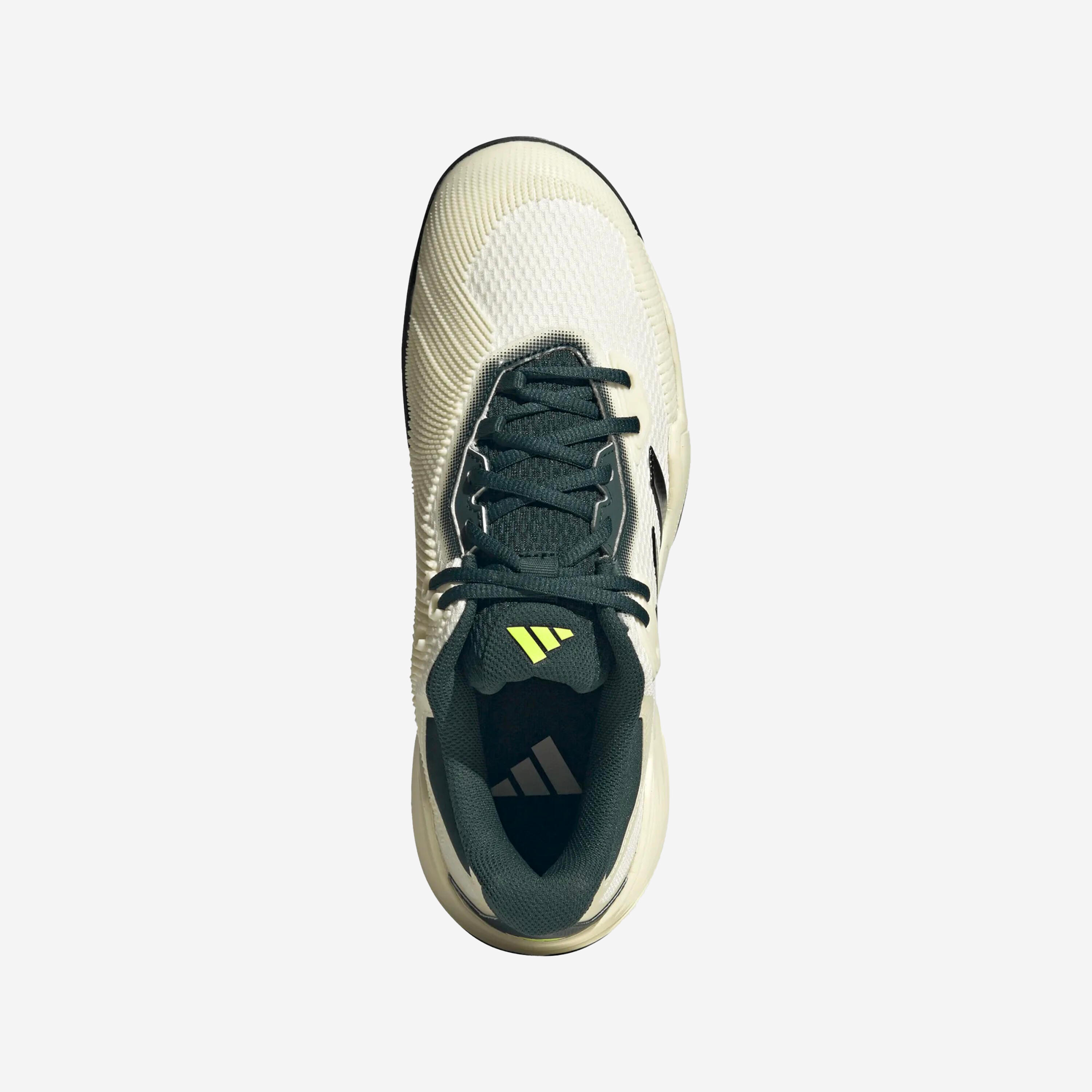 Chaussures de tennis homme multicourt - adidas Solematch Control 2 blanc / vert 6/7