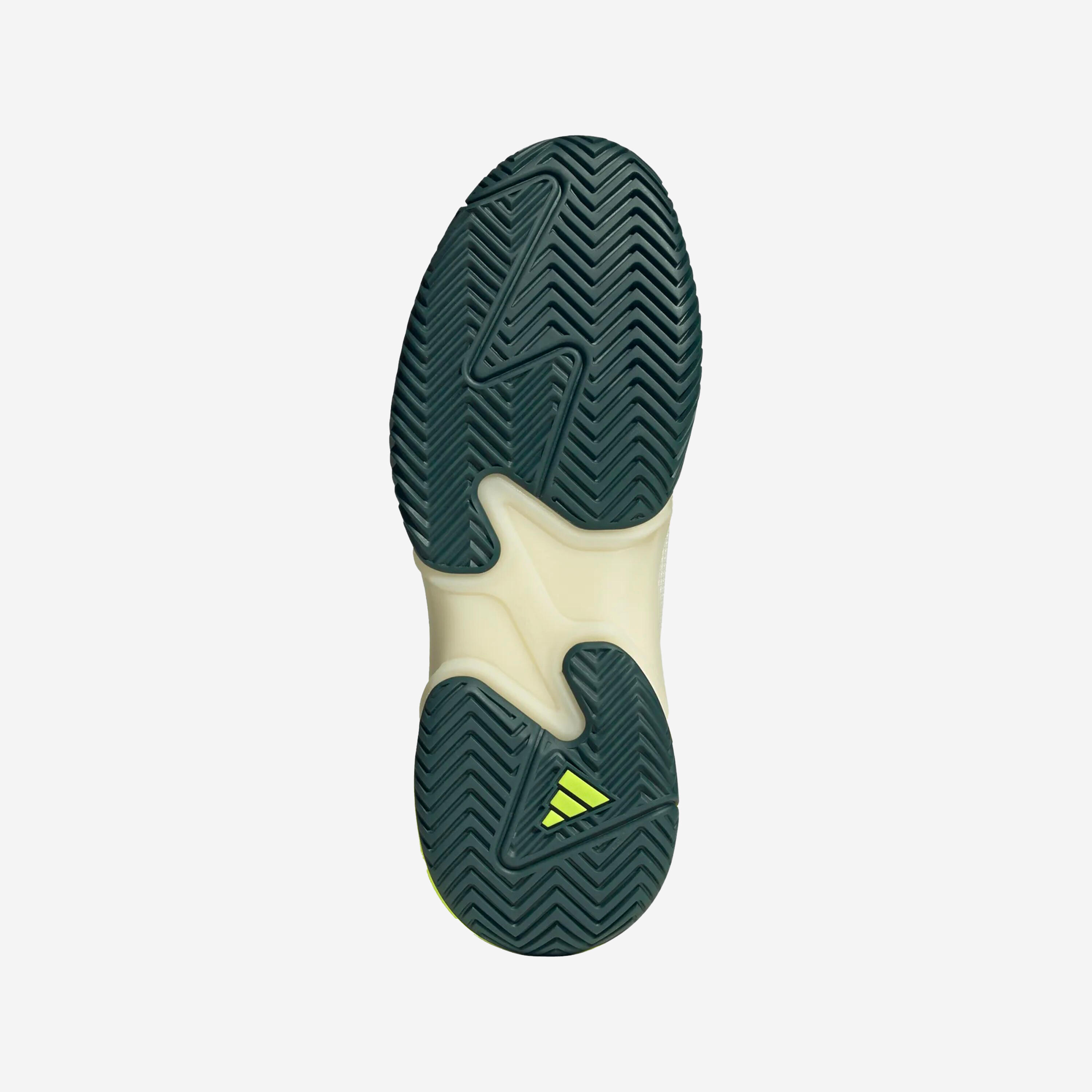 Scarpe tennis bambino ADIDAS BARRICADE JR écru-verde 4/7