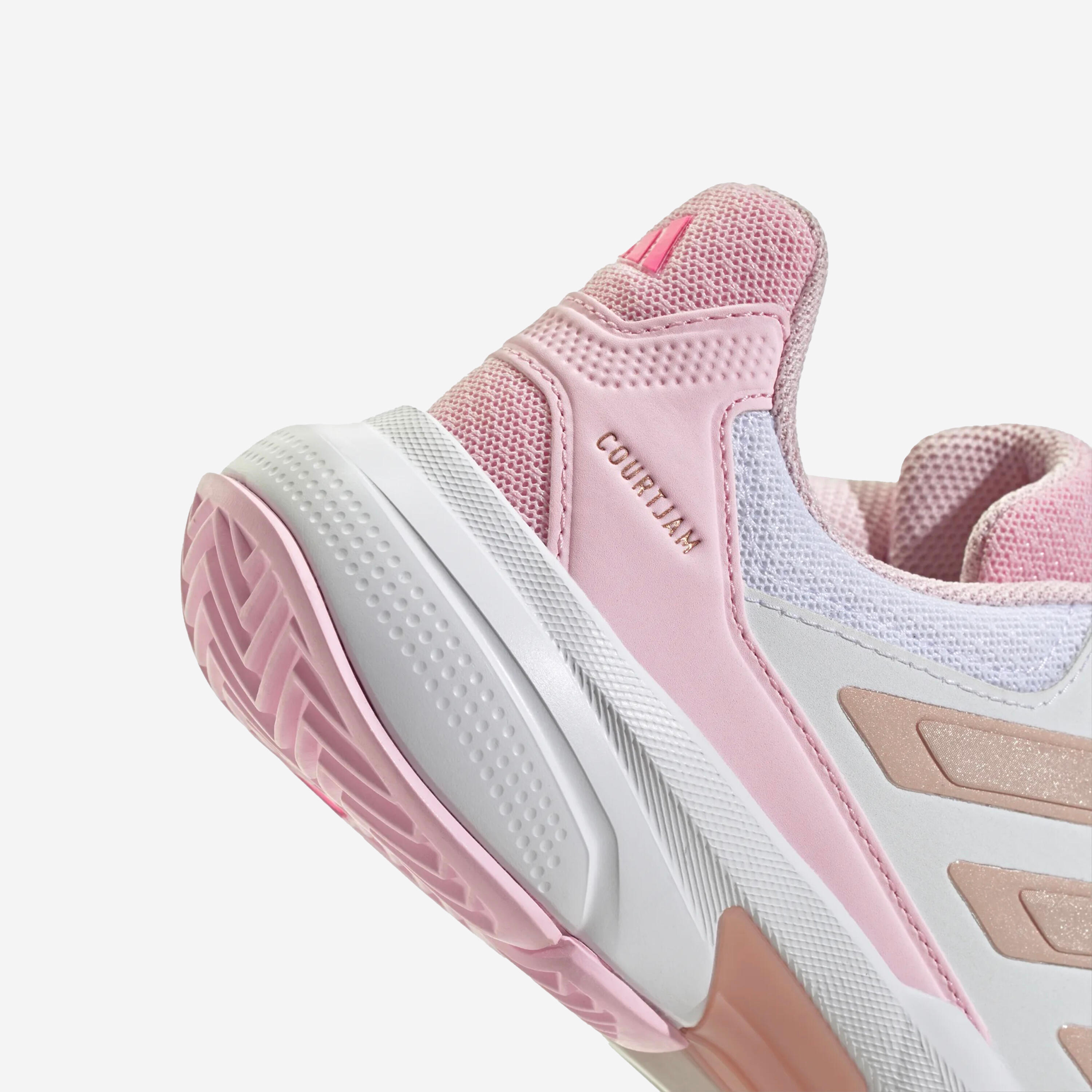 ADIDAS ADIDAS Courtjam Control 3 dámska tenisová obuv bielo-ružová 39 1/3 · záber 4