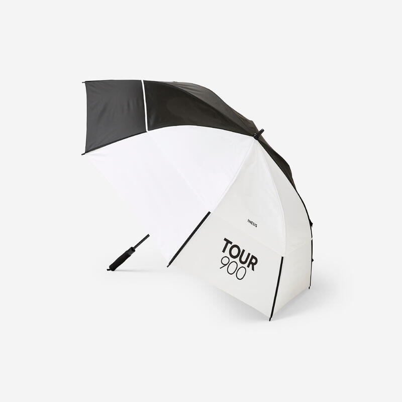 Umbrelă de golf Mare 170cm anti-UV, Tour 900 Alb și negru