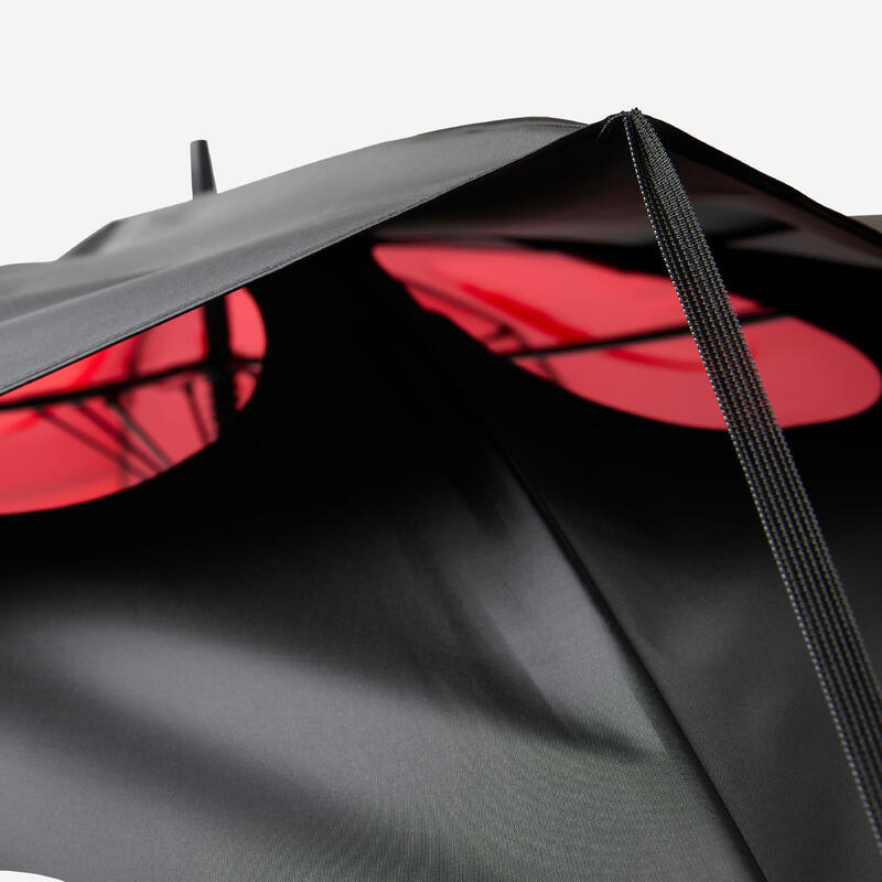 Umbrelă de golf Mare 170cm anti-UV, Tour 900 Roșu și negru