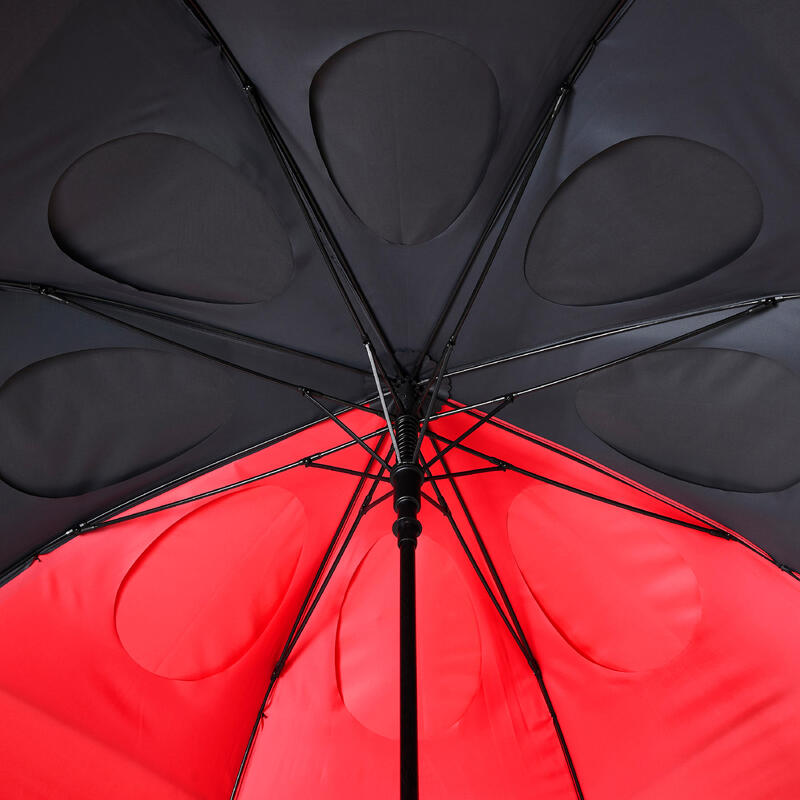 Umbrelă de golf Mare 170cm anti-UV, Tour 900 Roșu și negru