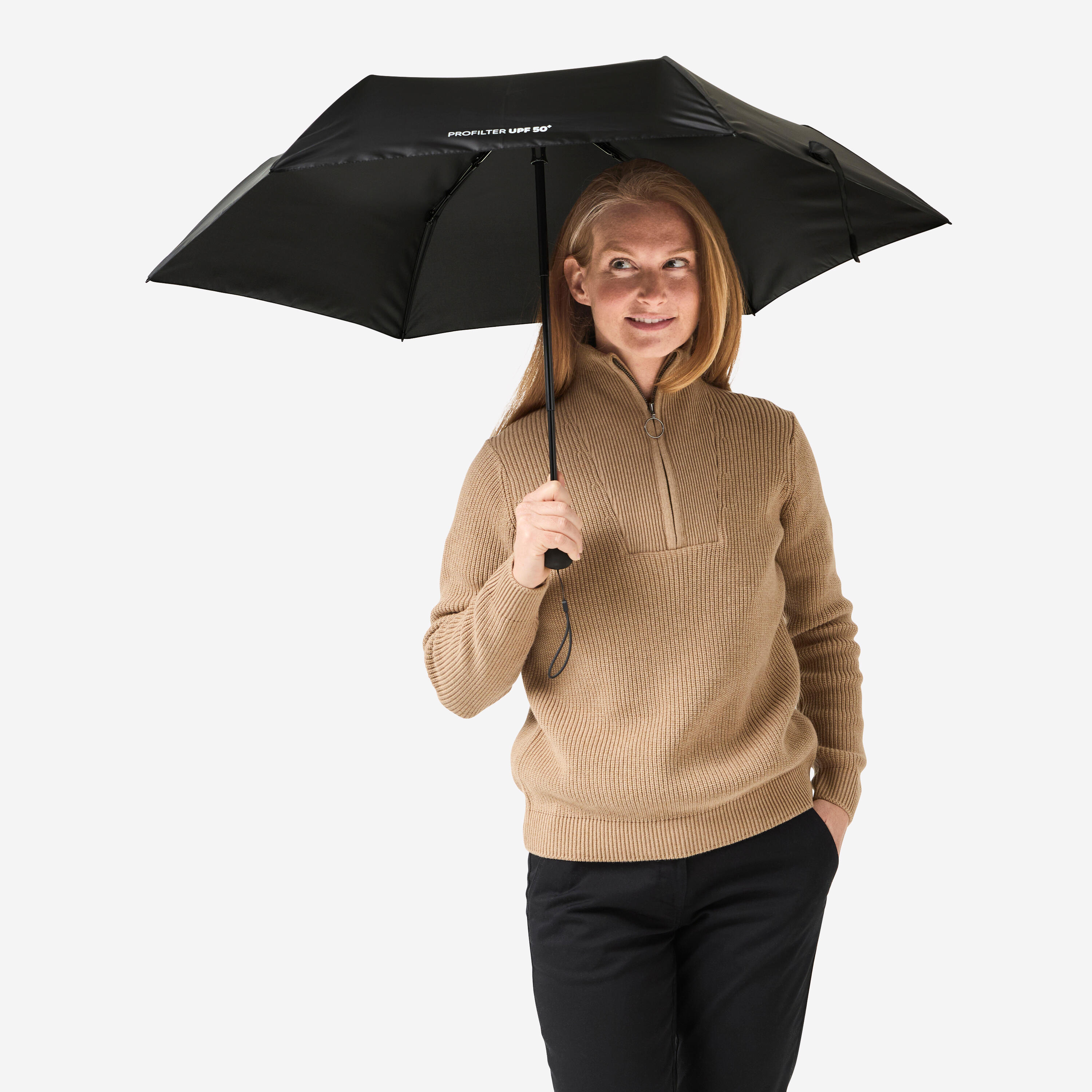 Micro Golf Umbrella - ProFilter Black - INESIS