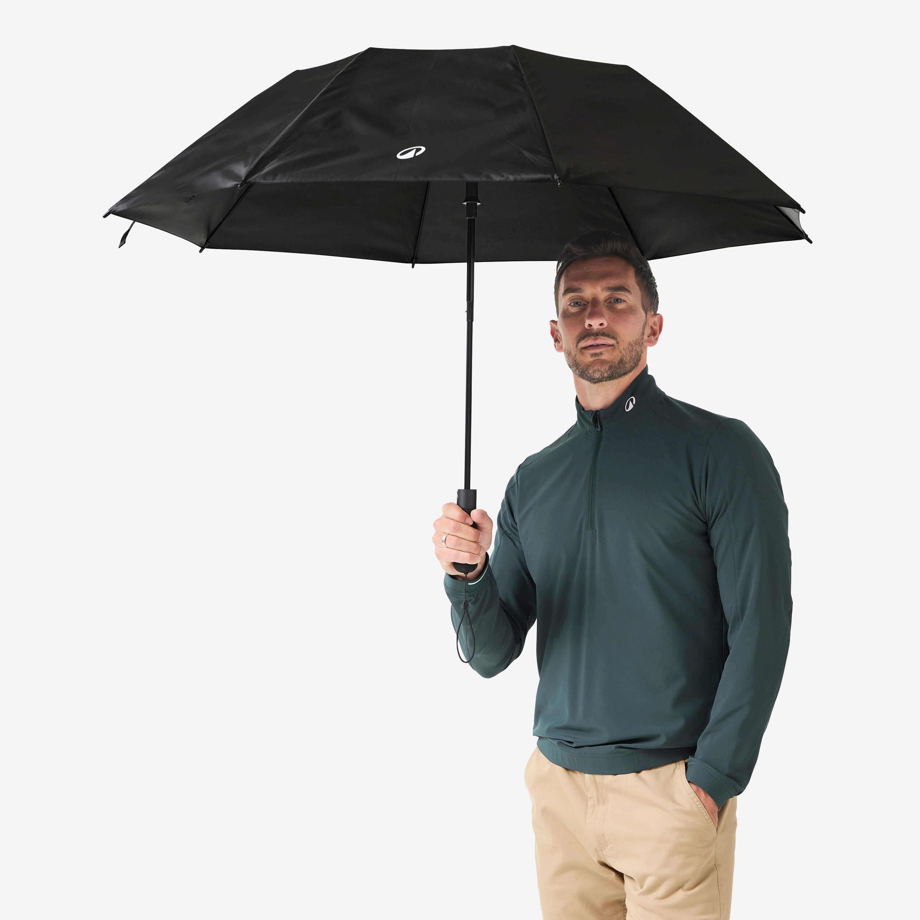 Parapluie de golf petit – Profilter noir - INESIS