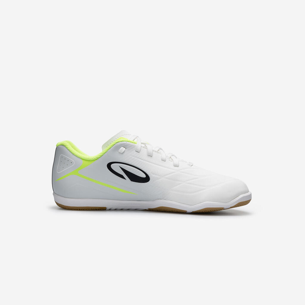 Otroški futsal copati Sala Club z vezalkami - svetlo sivi