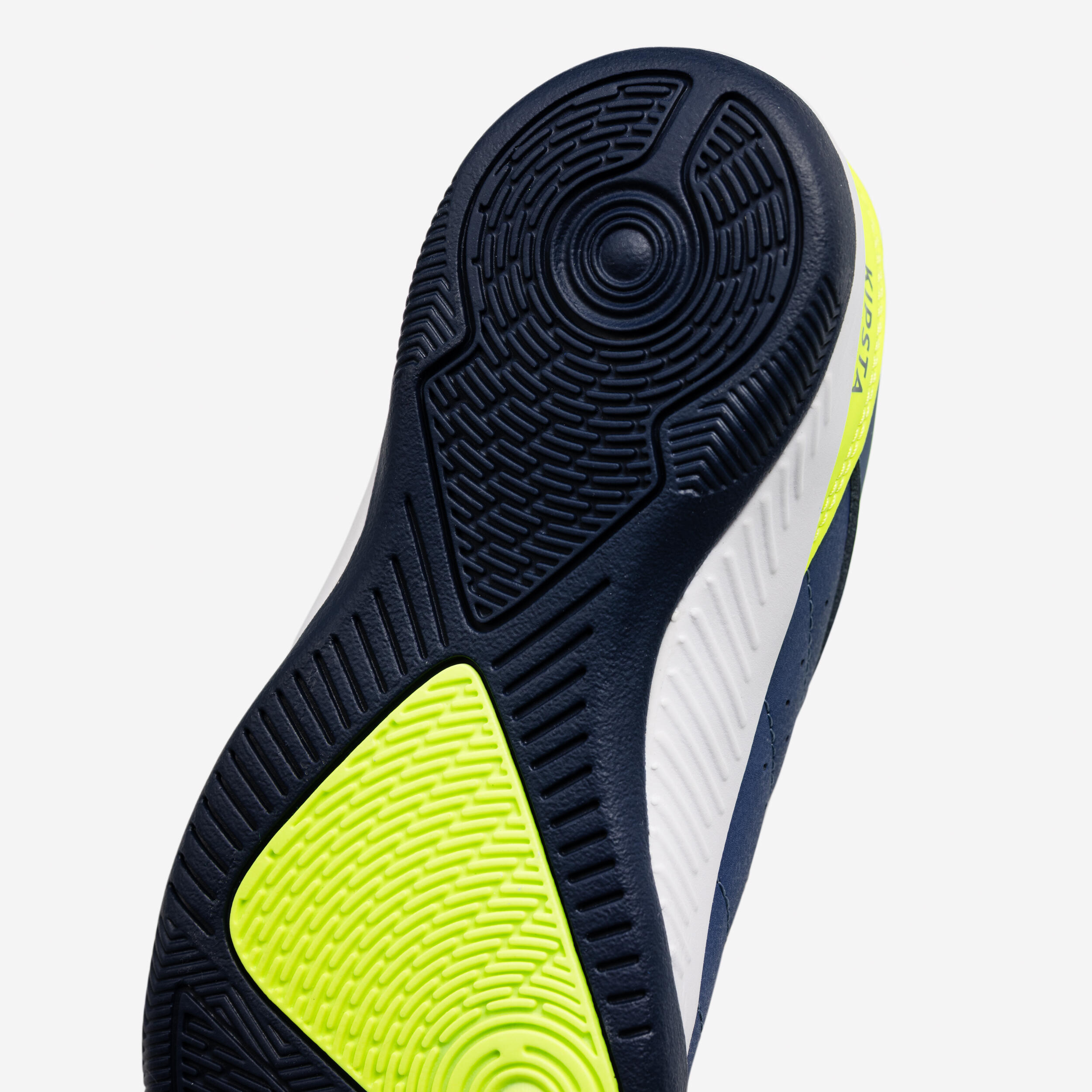 Scarpe calcio a 5 bambini ESKUDO 500 blu-giallo 3/6
