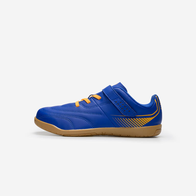 Zaalvoetbalschoenen voor kinderen 100 blauw