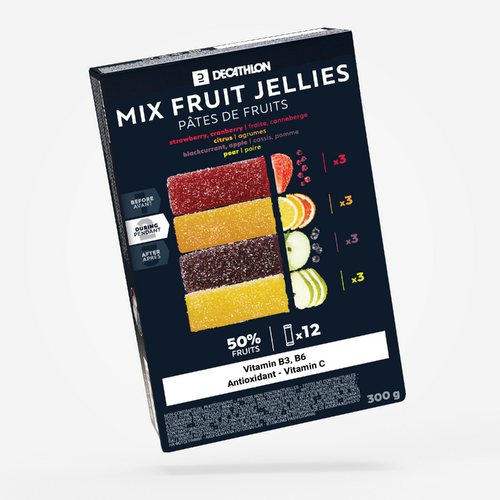 PATE DE FRUITS ÉNERGÉTIQUE MIX 12x25G