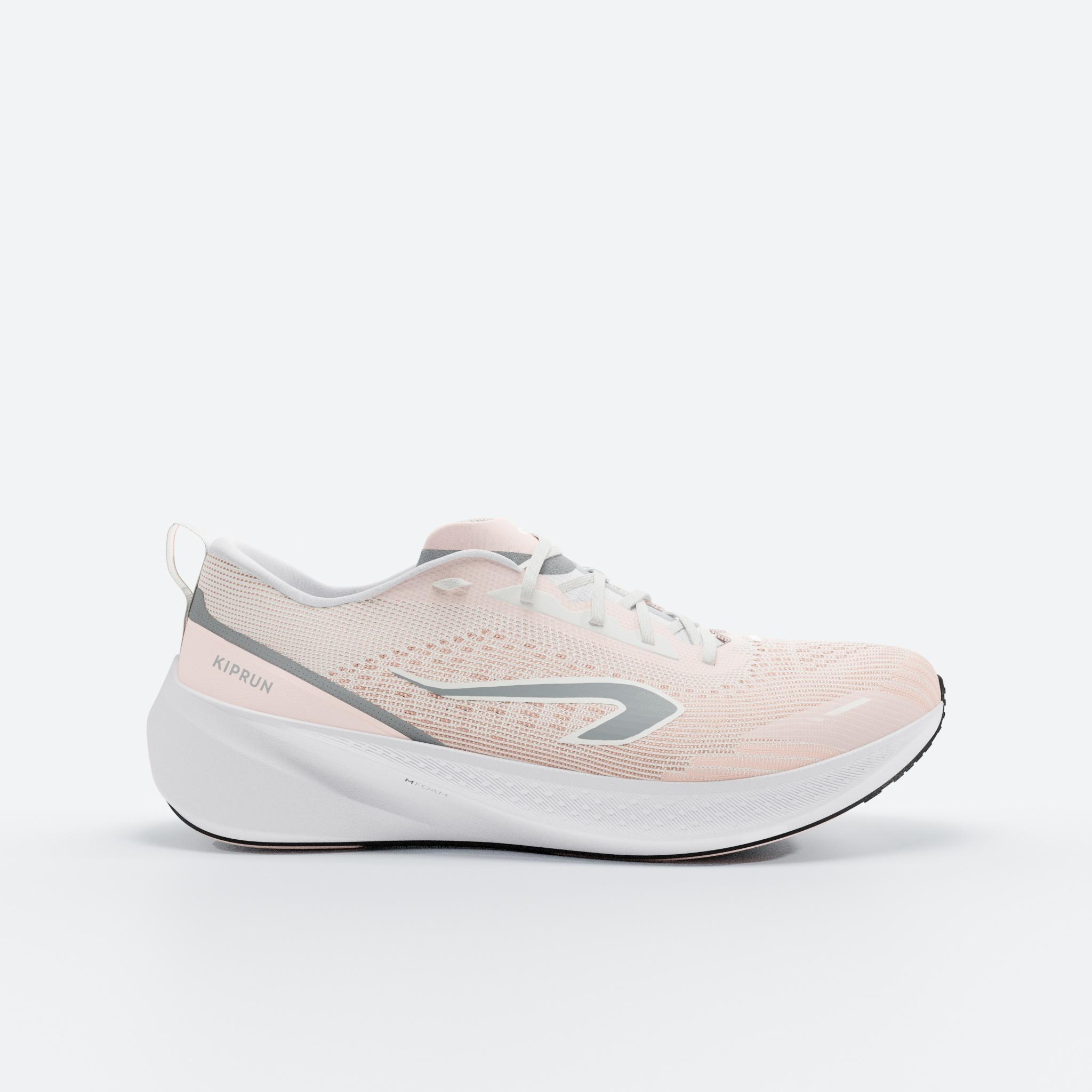 Chaussures de running femme, kiprun
cushion 500 beige rose - Textile athlétisme - KIPRUN- Clubs - Entreprises - Collectivités - Associations