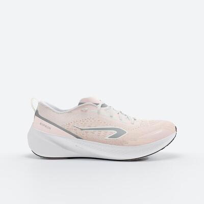 Hardloopschoenen voor dames cushion 500 beige roze