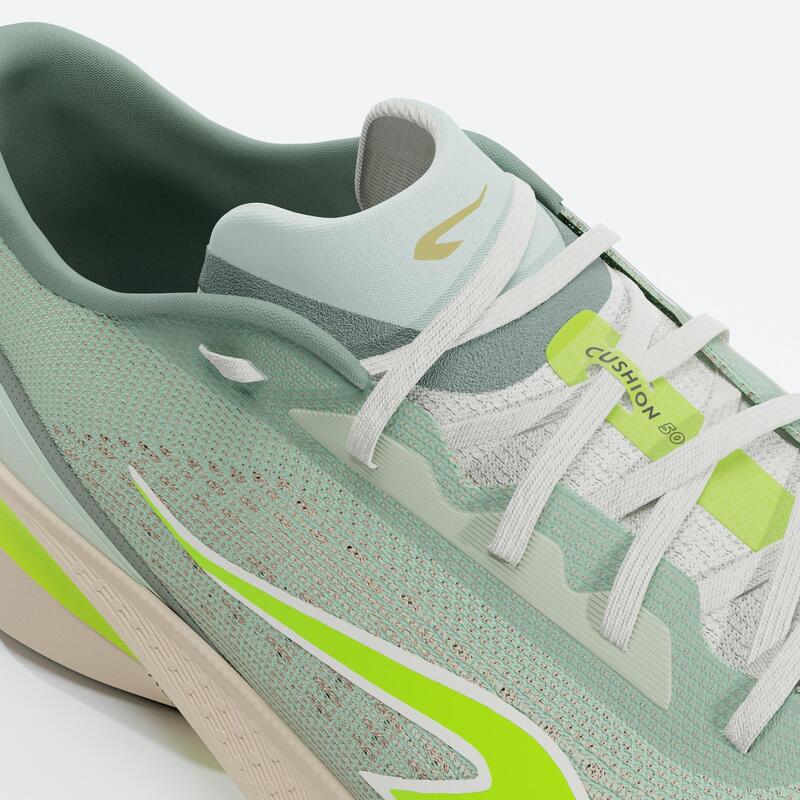 Sapatilhas de Corrida Mulher Cushion 500 Verde