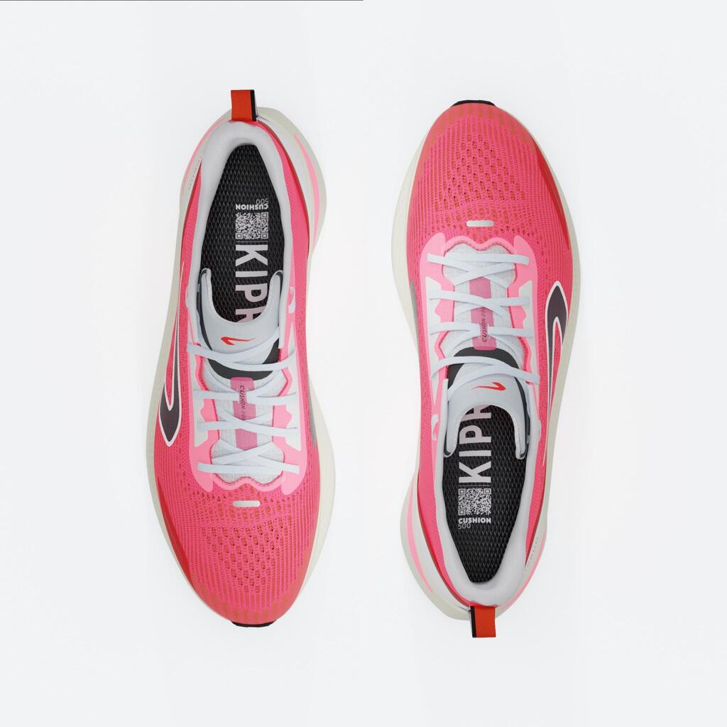 Patike za trčanje Kiprun Cushion 500 ženske - crne