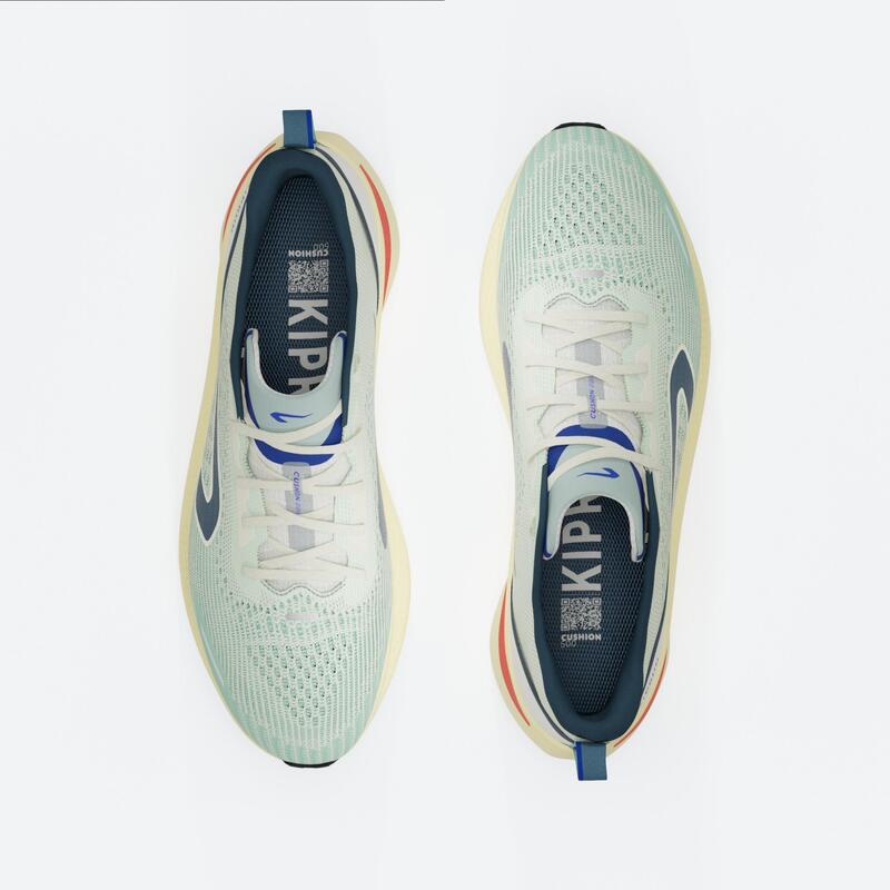 Chaussures de Running Homme - Kiprun Cushion 500 Blanc Beige