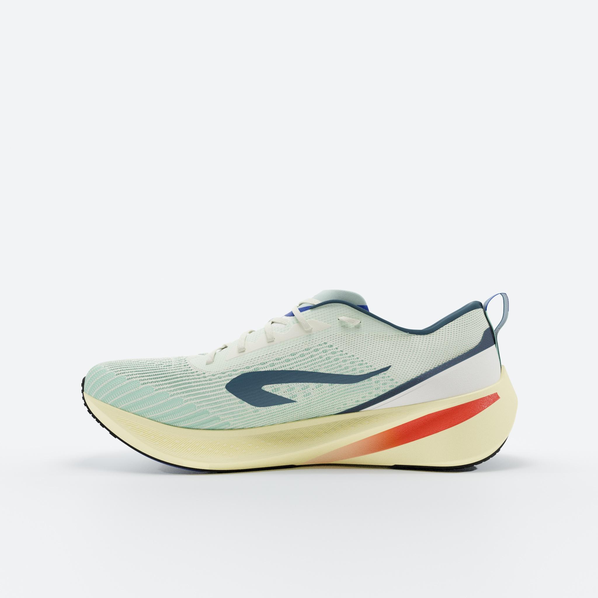 Hardloopschoenen voor heren Cushion 500 wit/beige 5/7