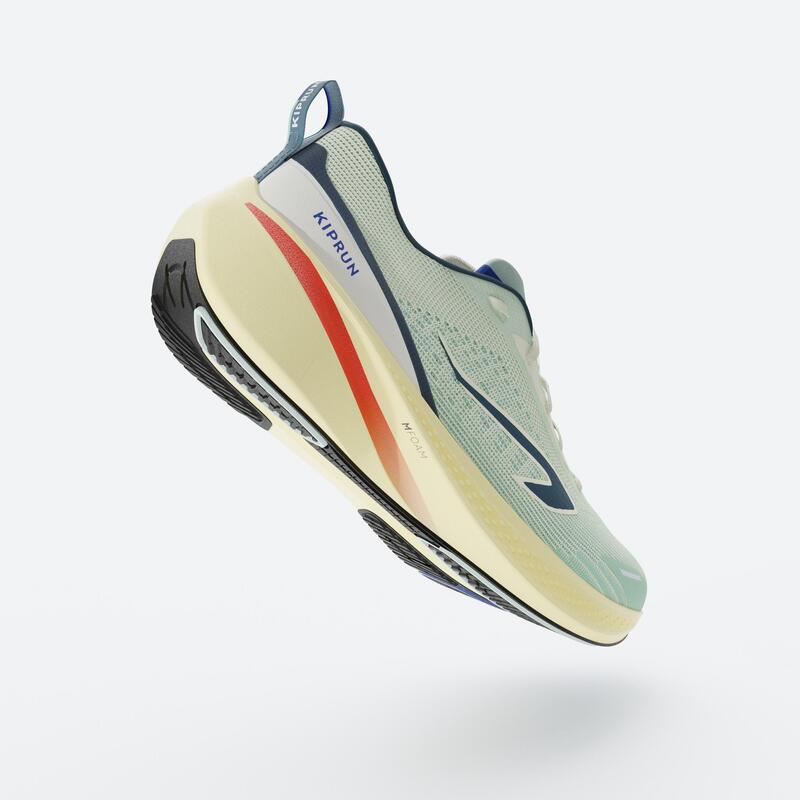 Chaussures de Running Homme - Kiprun Cushion 500 Blanc Beige