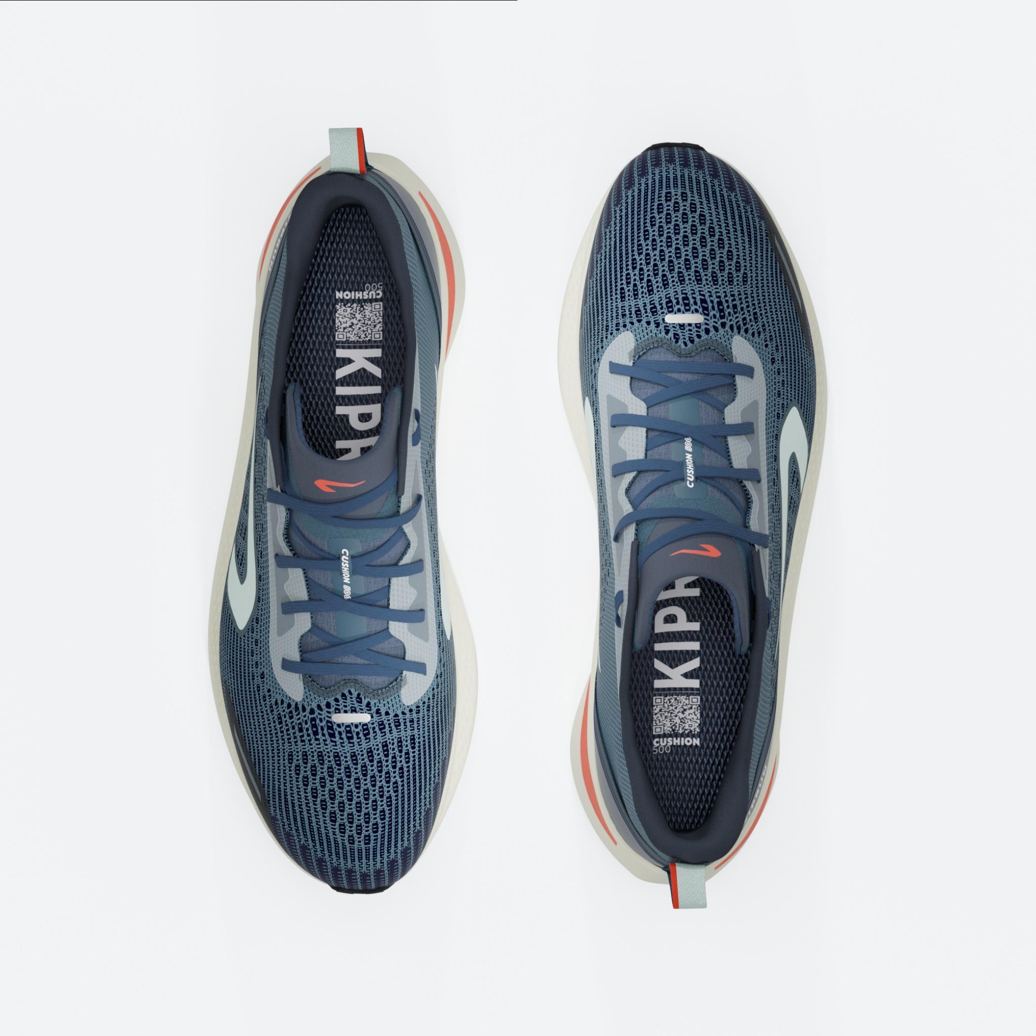 Hardloopschoenen voor heren Cushion 500 blauw 7/9