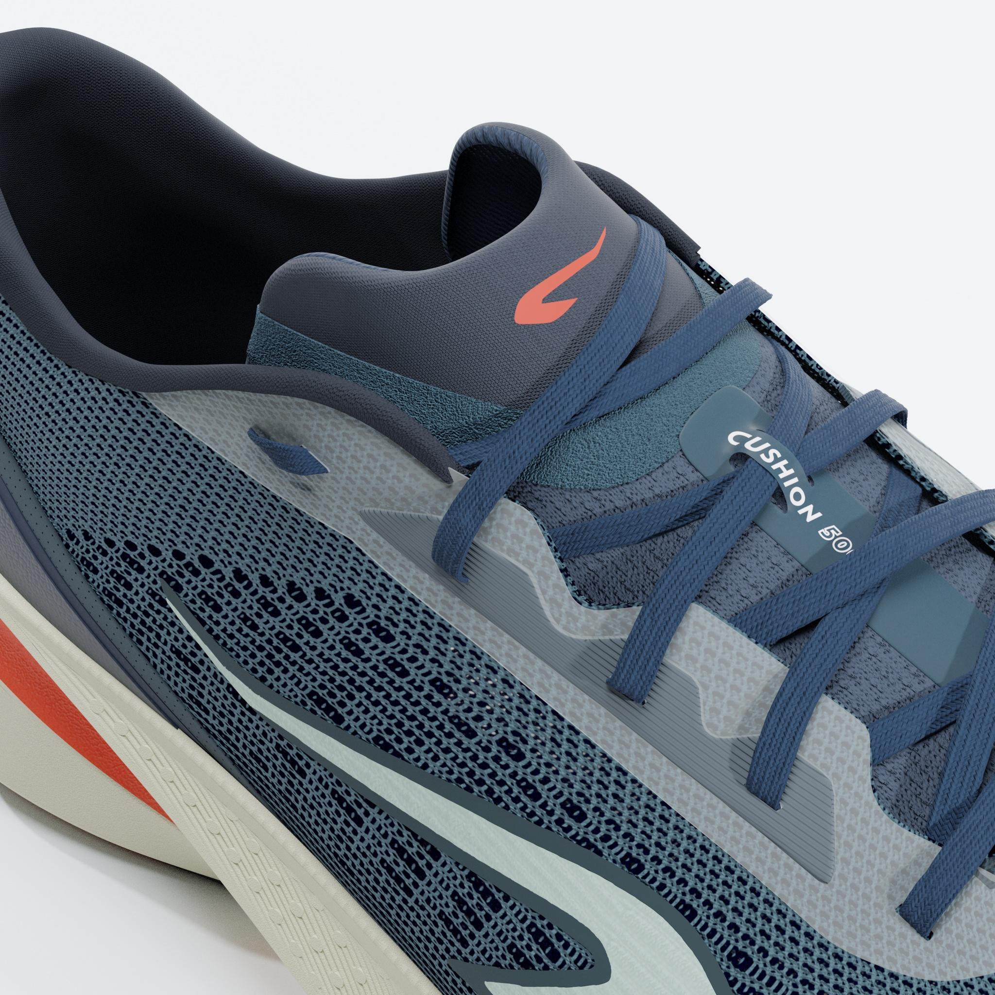 Hardloopschoenen voor heren Cushion 500 blauw 6/9