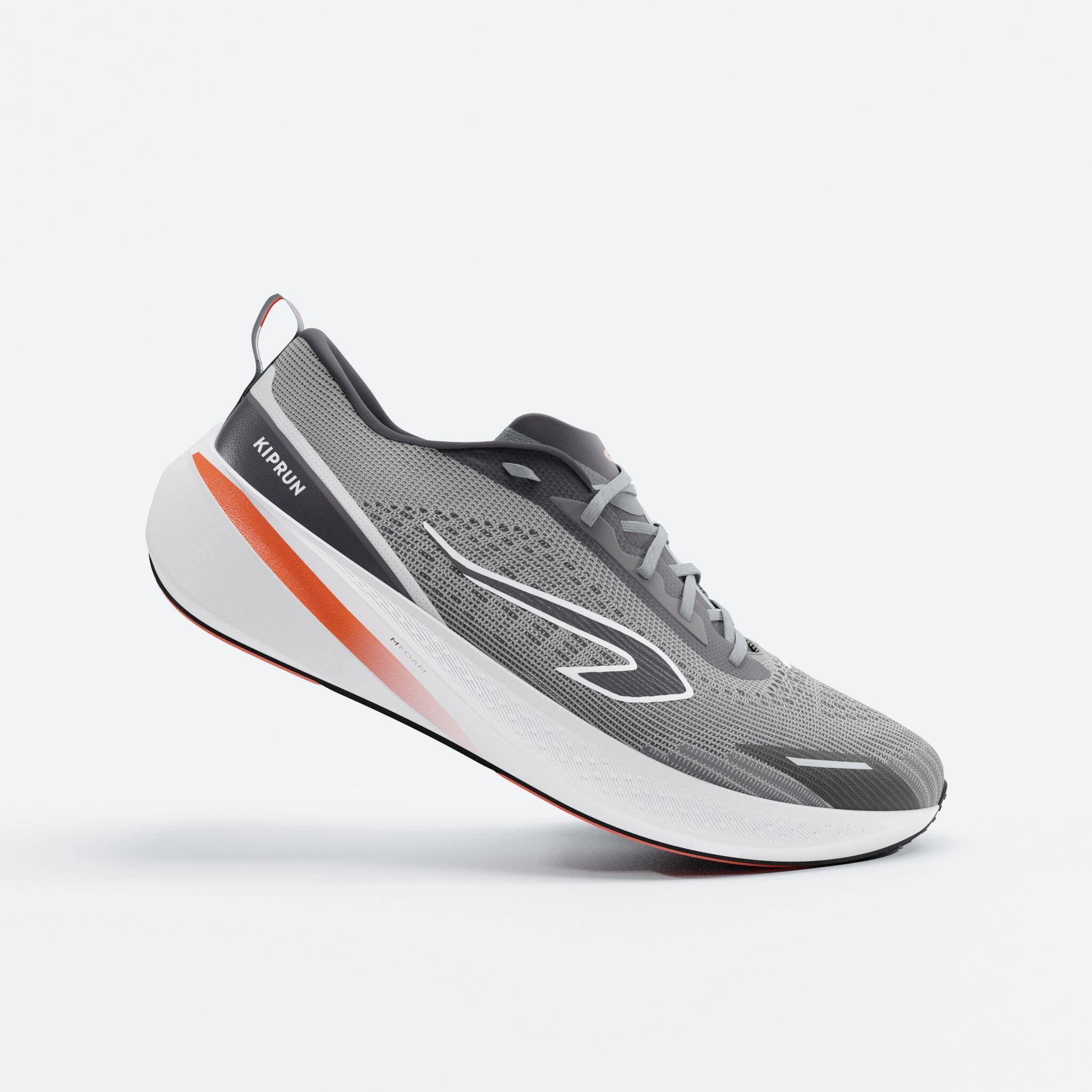 Men's Running Shoes, Kiprun Kipcore Grey -  2