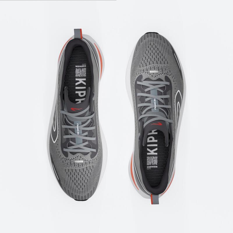 Chaussures de Running Homme - Kiprun Cushion 500 Gris