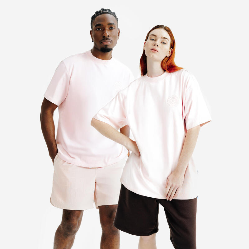 T-shirt graphique mixte, Elementals, rose