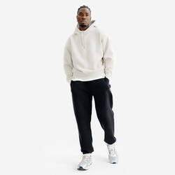 Men's Hooded Sweatshirt - Elementals, Beige