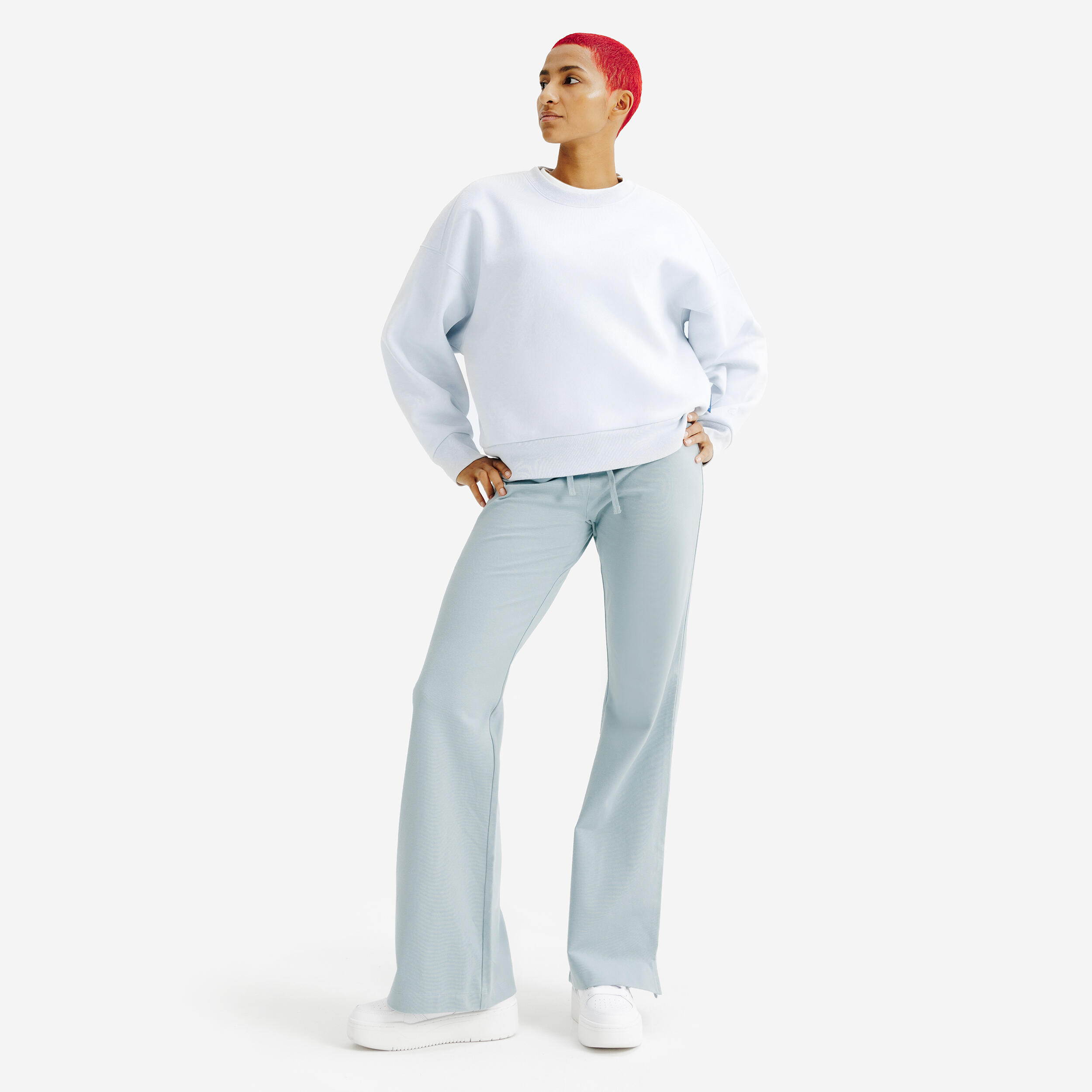 Sweat col rond femme, Elementals, bleu 2/6