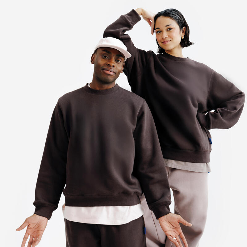 Hanorac cu guler rotund Elementals Mov Unisex