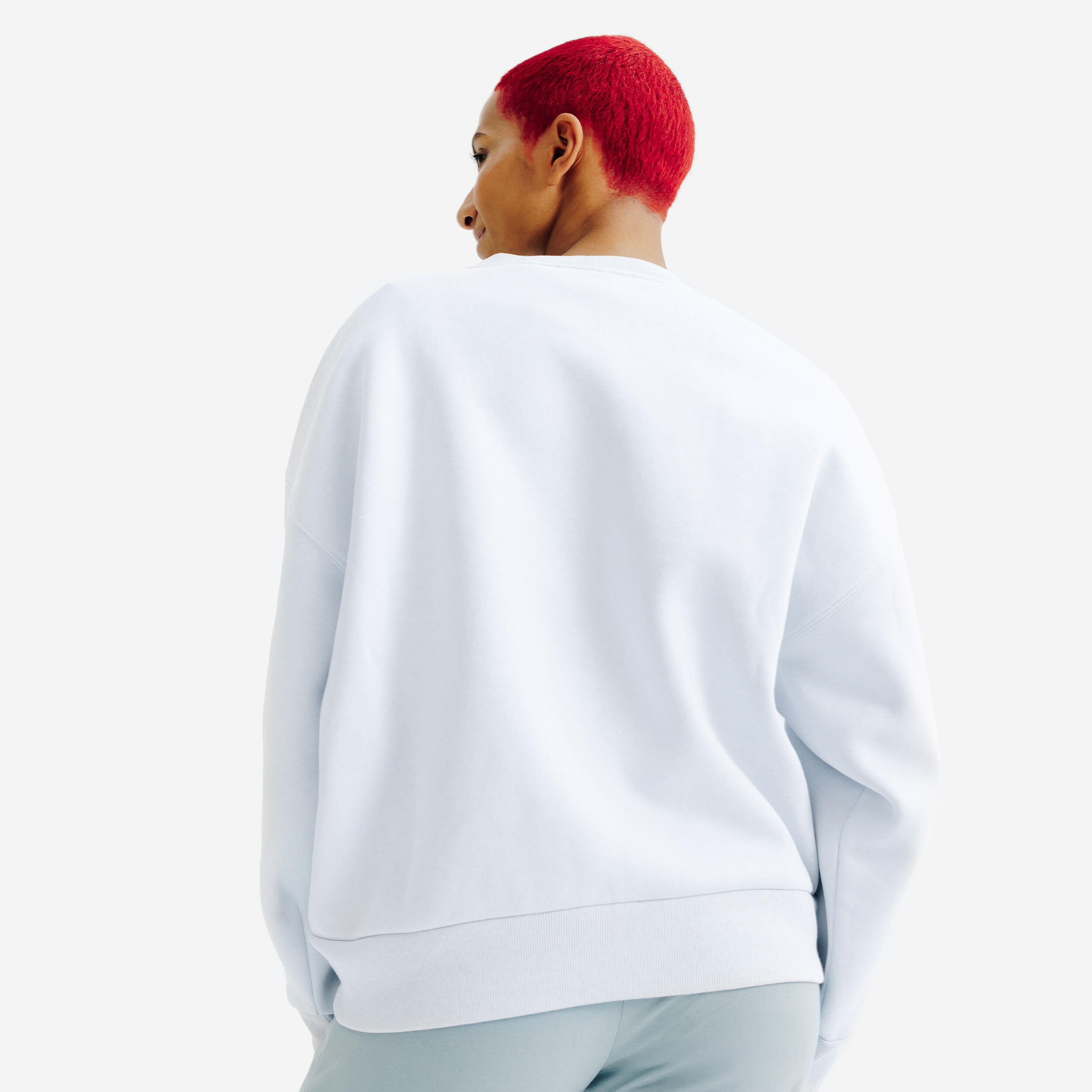 Sweat col rond femme, Elementals, bleu 4/6