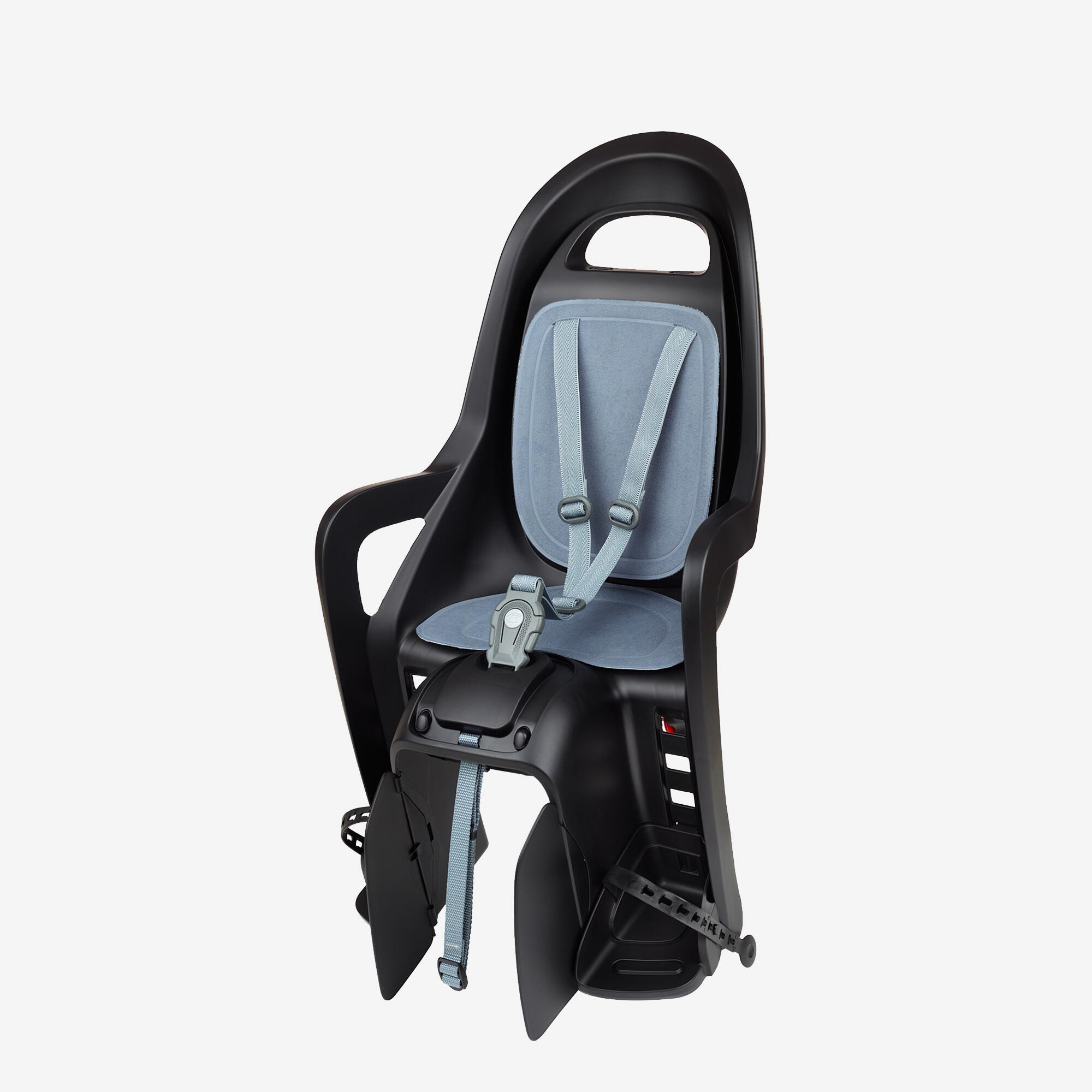 Cadeira de bicicleta bebé gruvi fixação no porta-bagagens preto