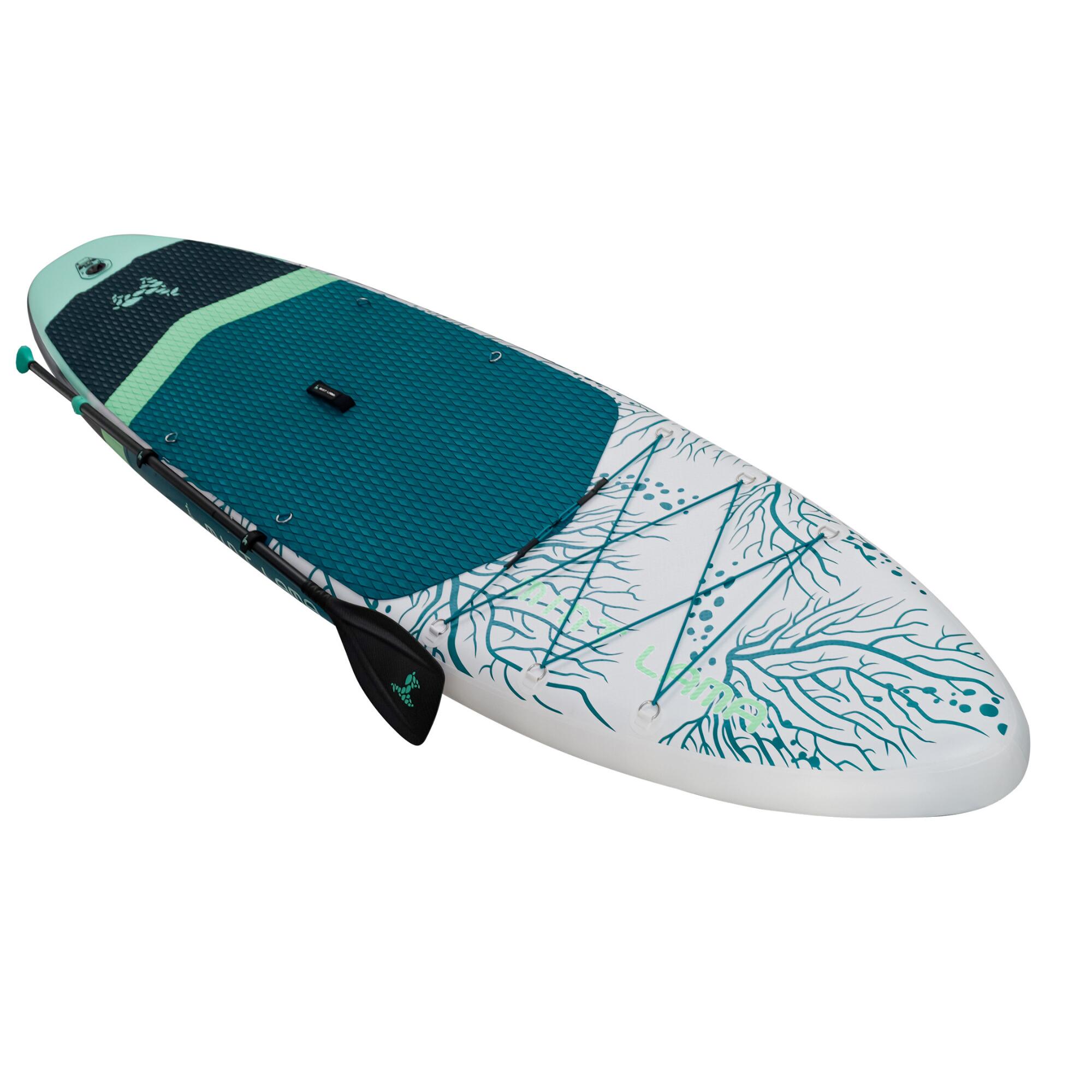 SUP-Board Pack Stand-up-Paddle aufblasbar Touring - Mint Lama Alpaka 11'0" 6/32