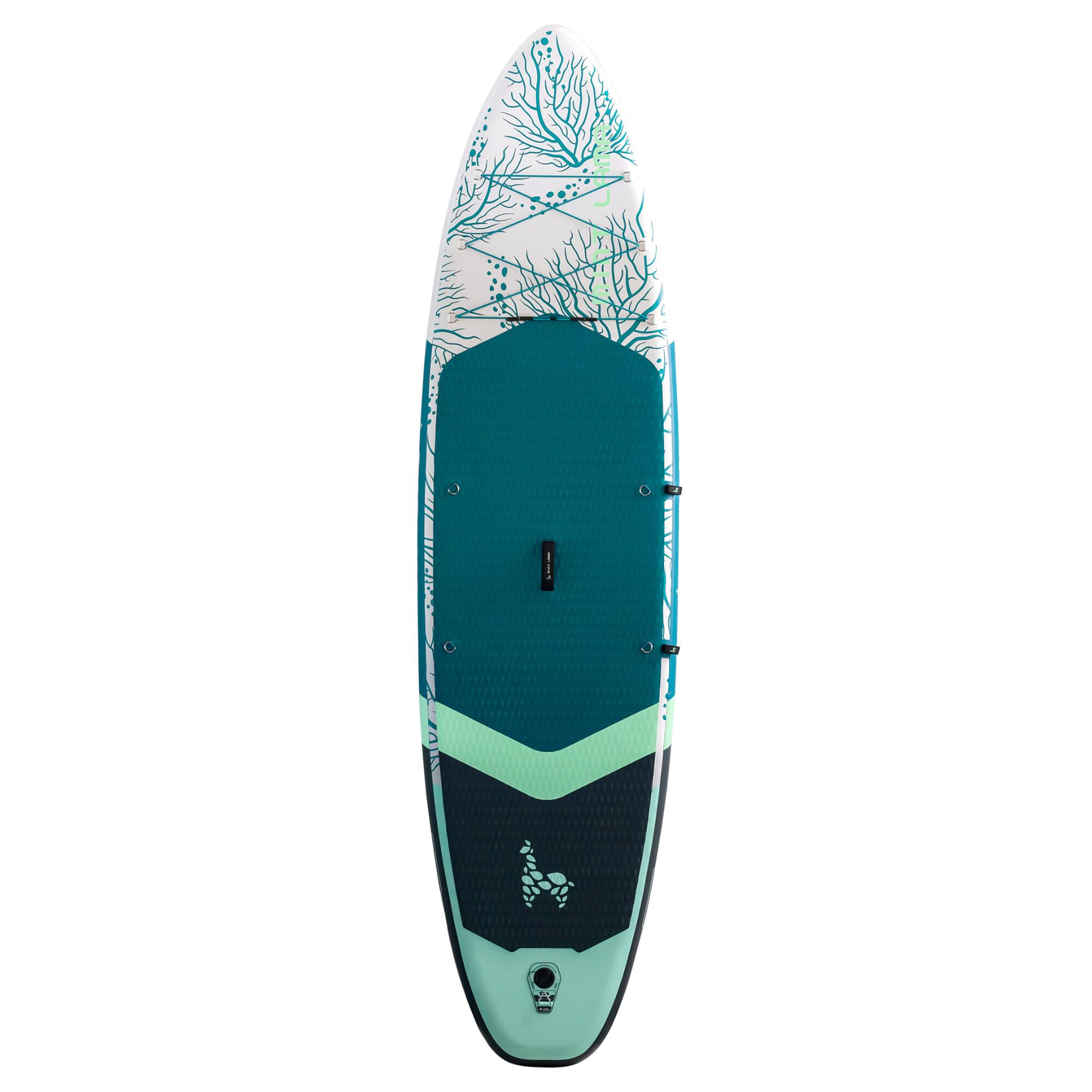 SUP-Board Pack Stand-up-Paddle aufblasbar Touring - Mint Lama Alpaka 11'0" 2/32