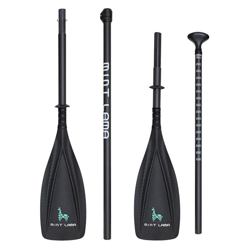 PACK STAND UP PADDLE GONFLABLE DE RANDONNÉE MINT LAMA FAMILY 10'6'' BOIS/MENTHE