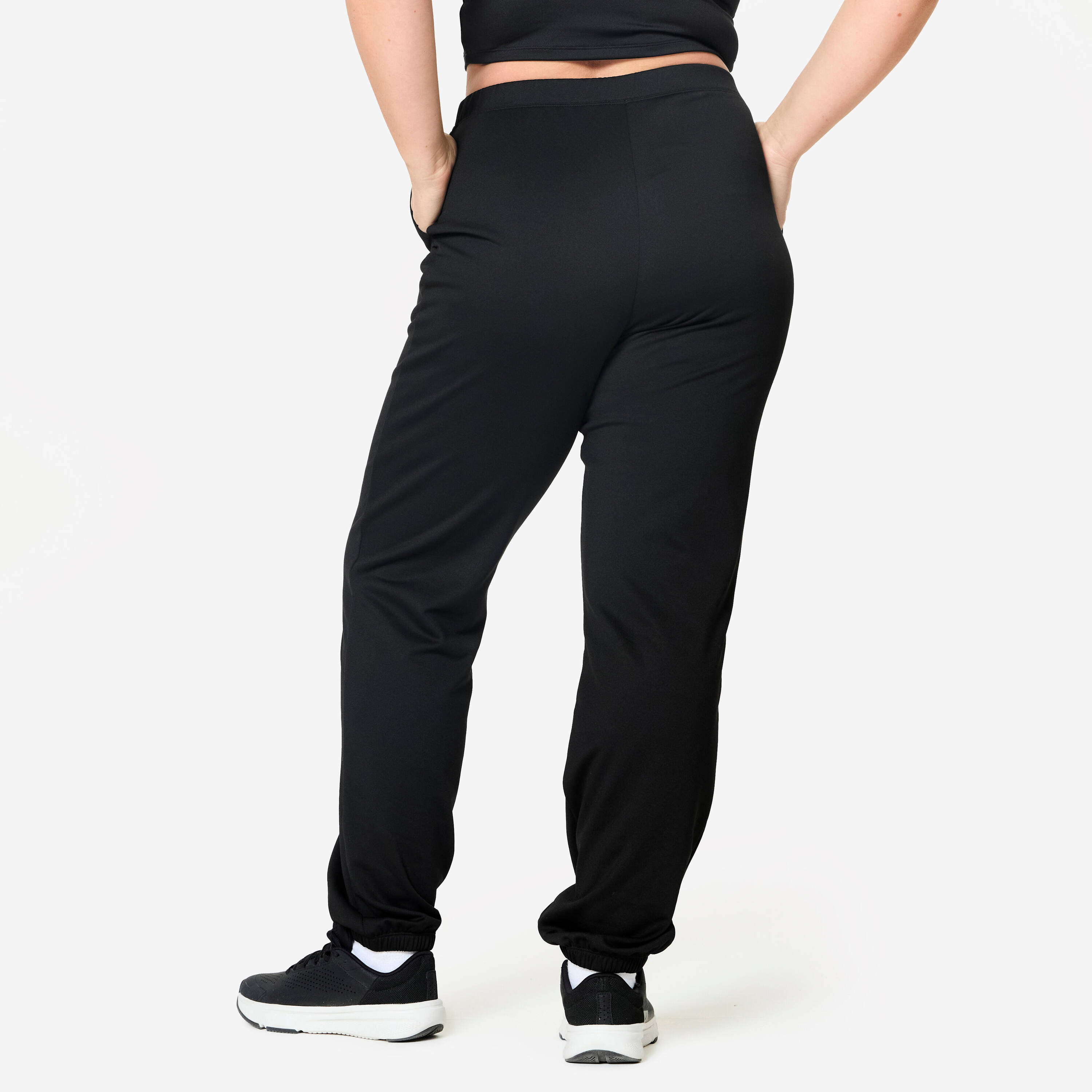 Women's Warm and Comfortable Fitness Bottoms - Black -  4