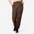 Women's Cotton Joggers - Brown