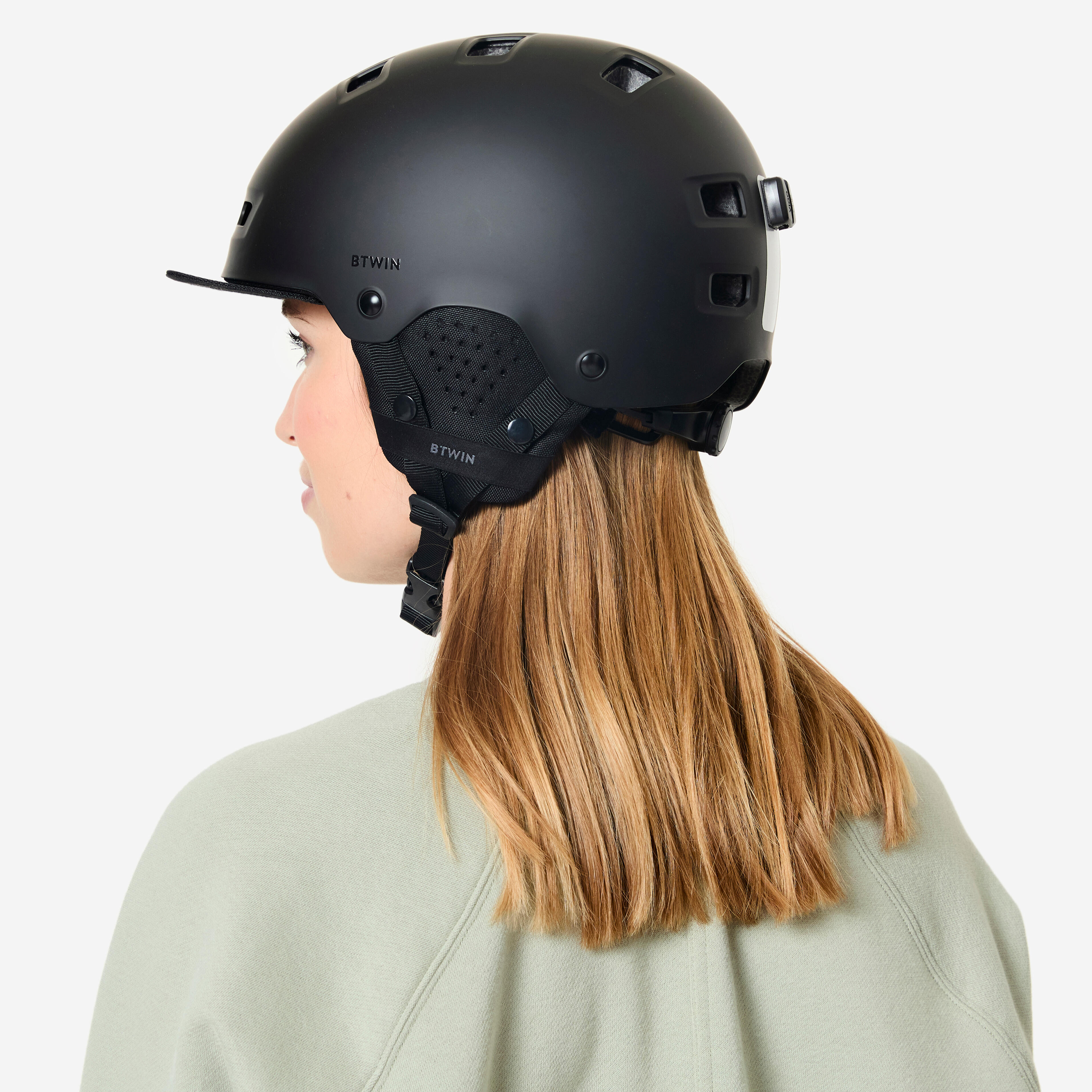 Casque de vélo de ville bol, 500 - BTWIN